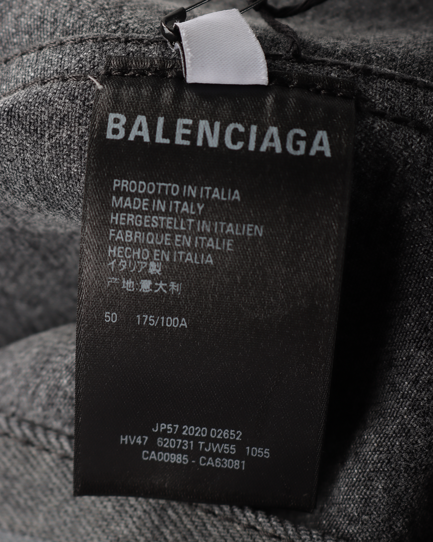 Grey Camo Denim Jacket