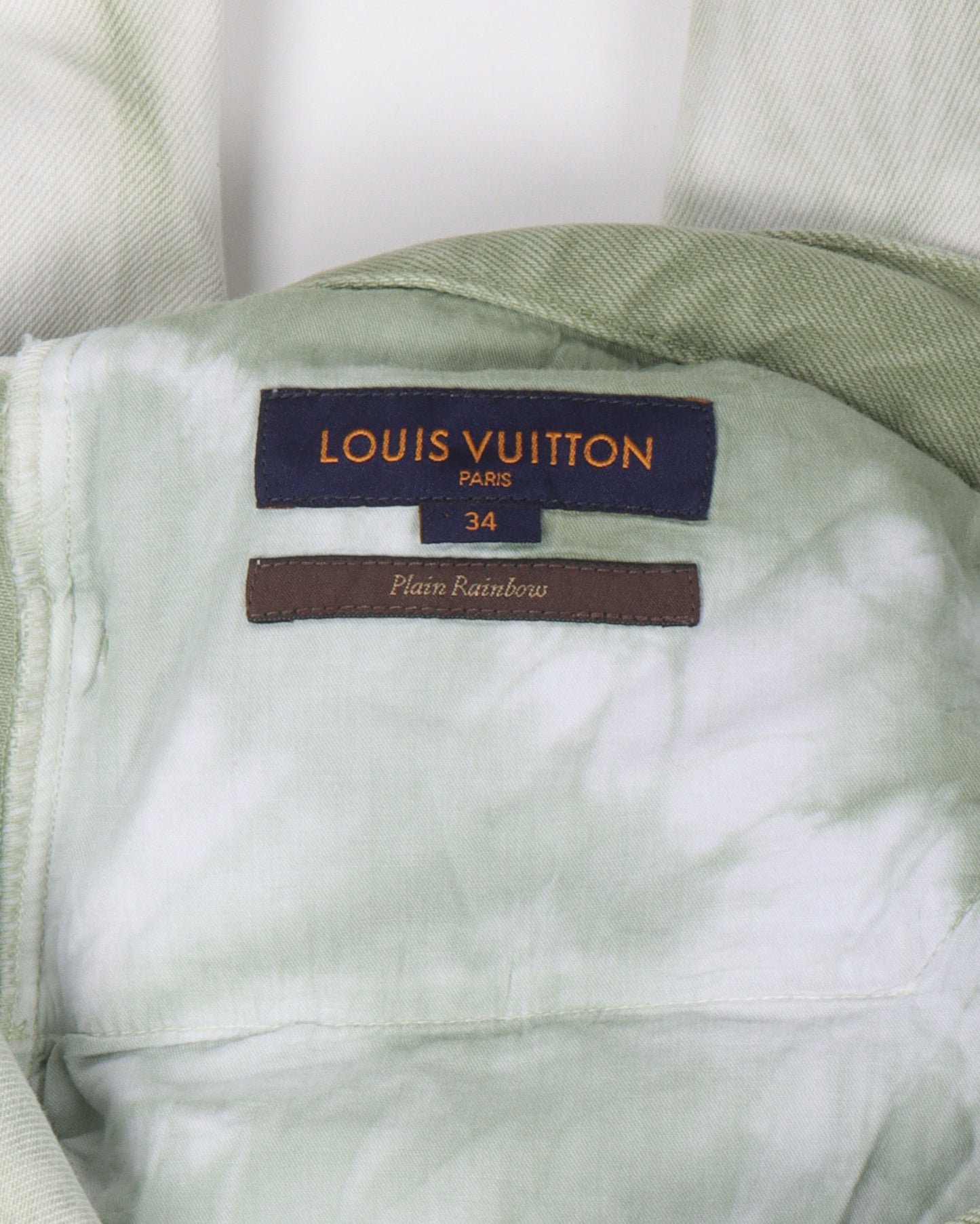 SS19 Plain Rainbow Tie Dye Flared Jeans