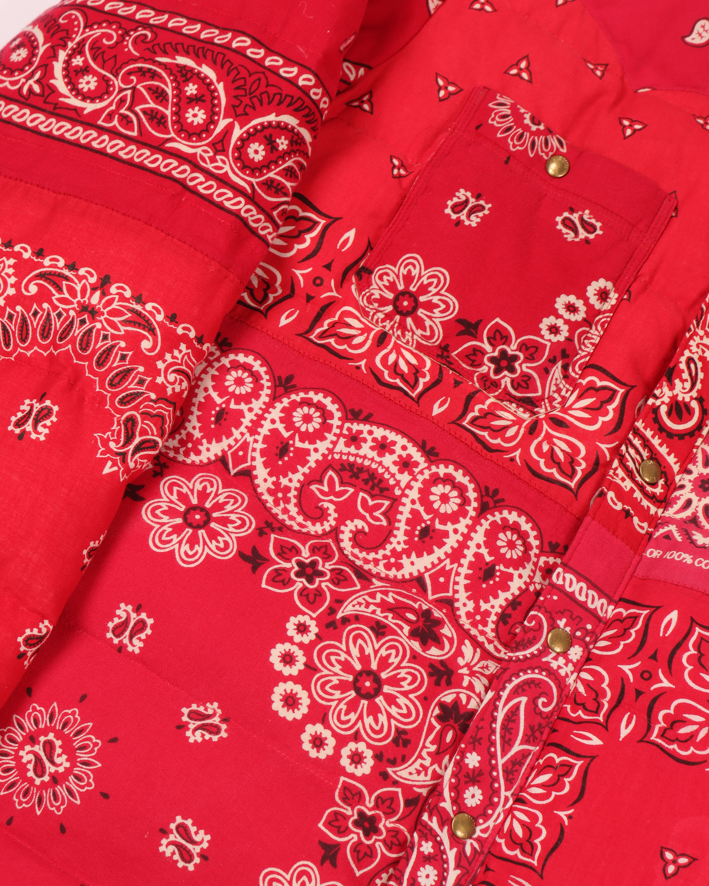 FW 2012 Red Bandana Kerchief Down Jacket