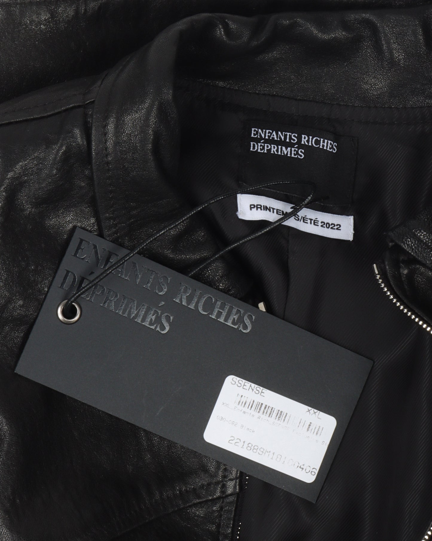 SSENSE Exclusive Lamb Leather Western Jacket