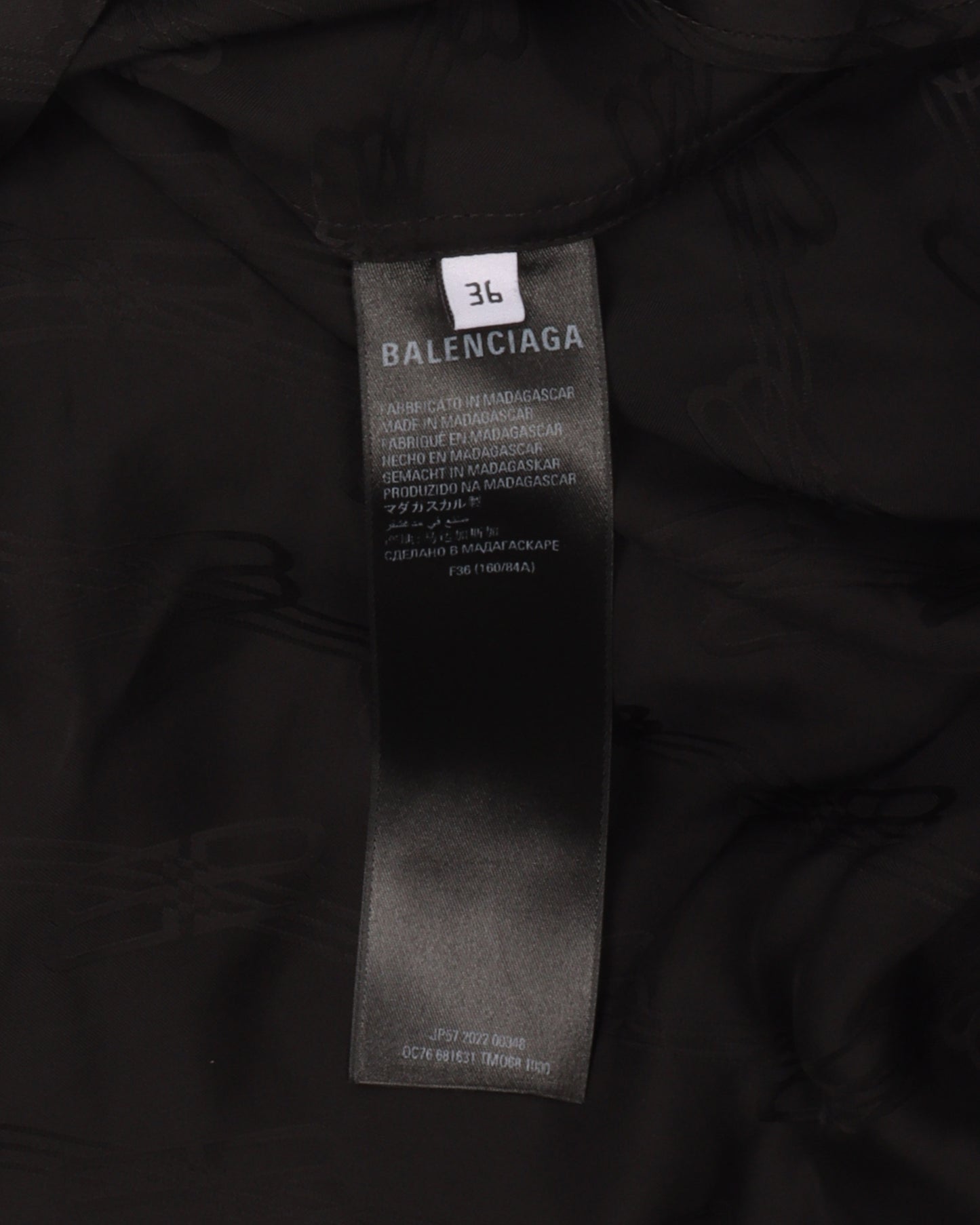 Long Sleeve Monogram Shirt