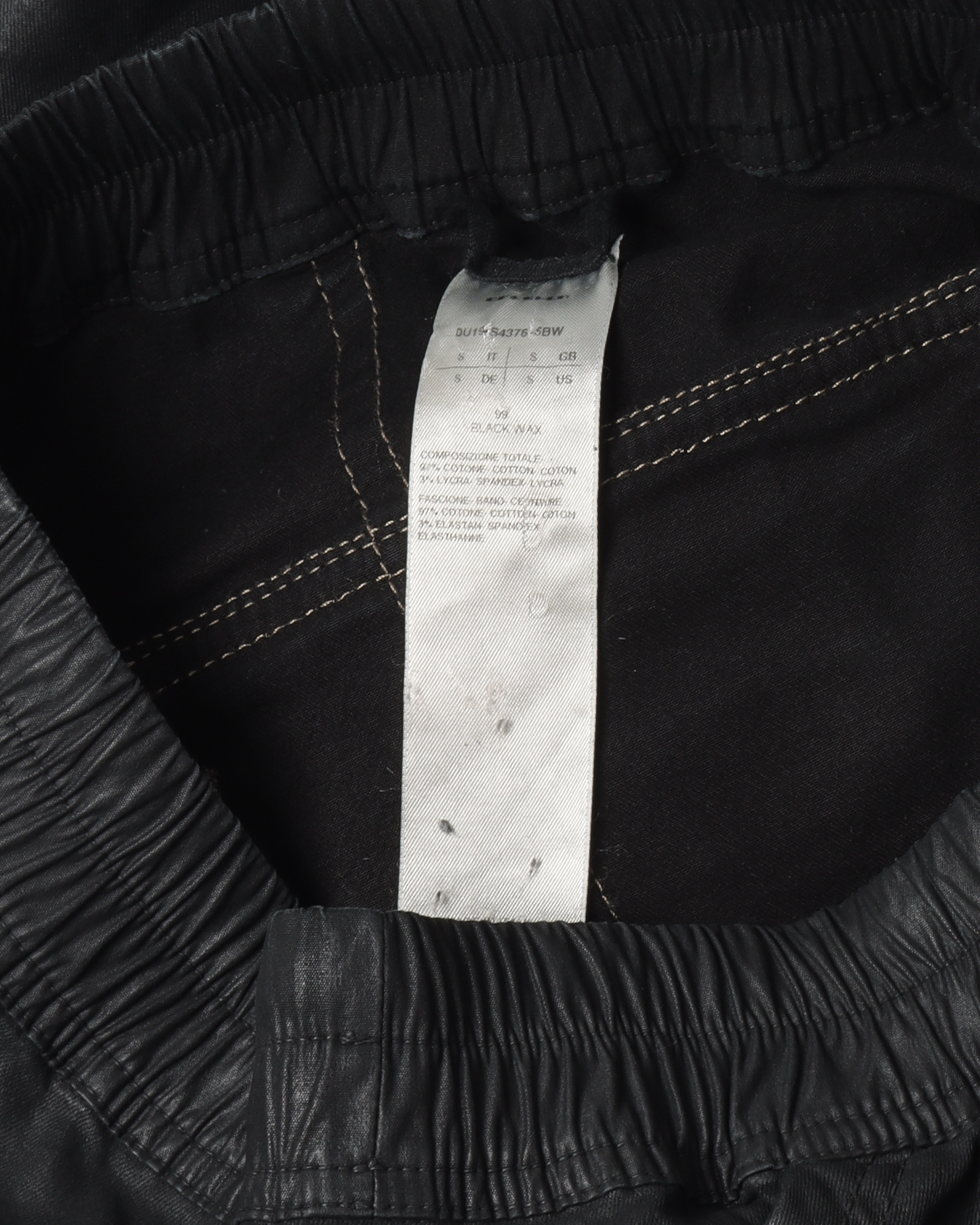 Waxed Cargo Pants