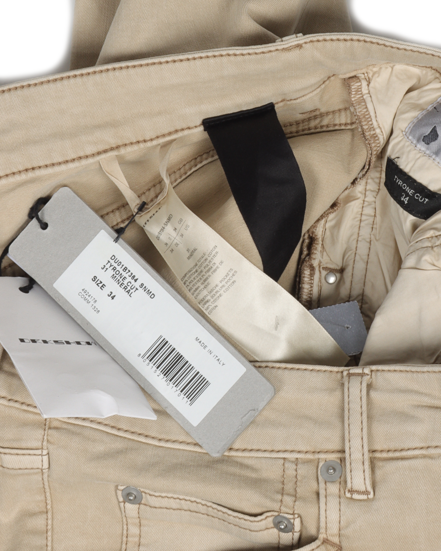 Khaki Denim Pants