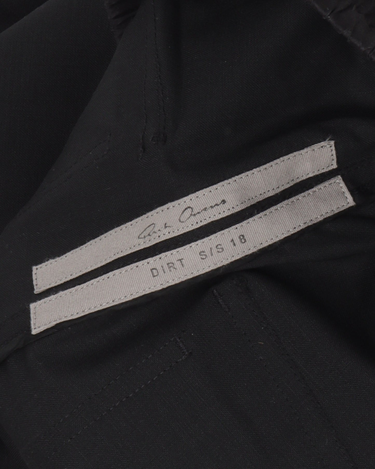 SS18 "DIRT" Pleated Wool Drawstring Pants