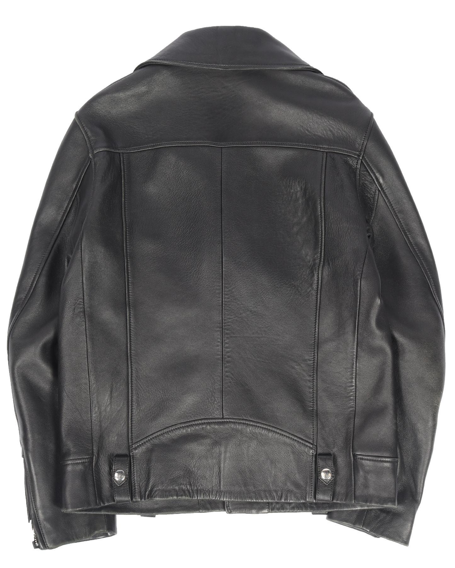 Nate Clean Lamb Leather Motorcycle Jacket