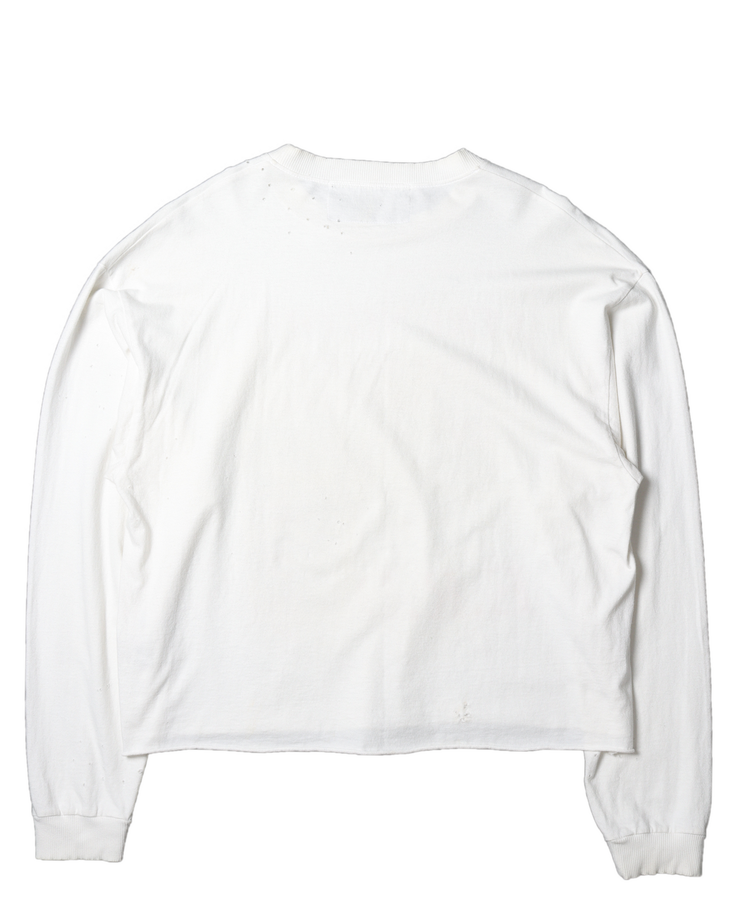 "Strung Out" Raw Hem L/S T-Shirt