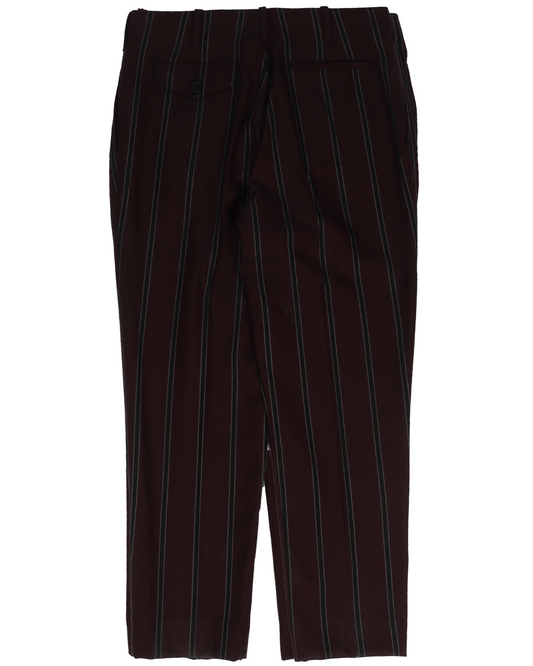 Wool Pinstripe Trousers