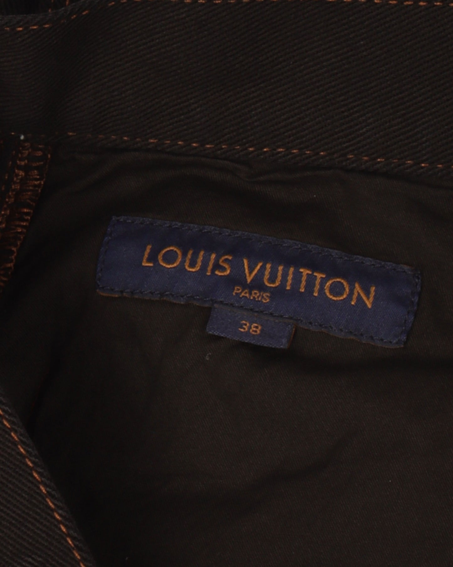 Dyed Double-Knee Monogram Carpenter Pants