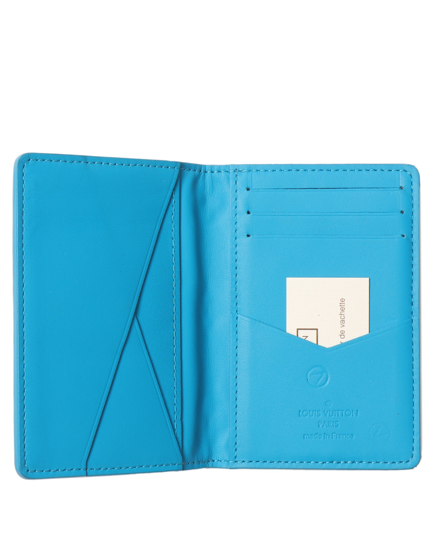 Leather Monogram Bi-Fold Cardholder