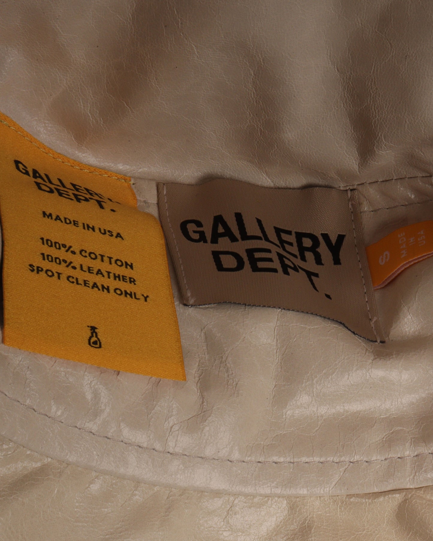 Leather Tag Patch Bucket Hat