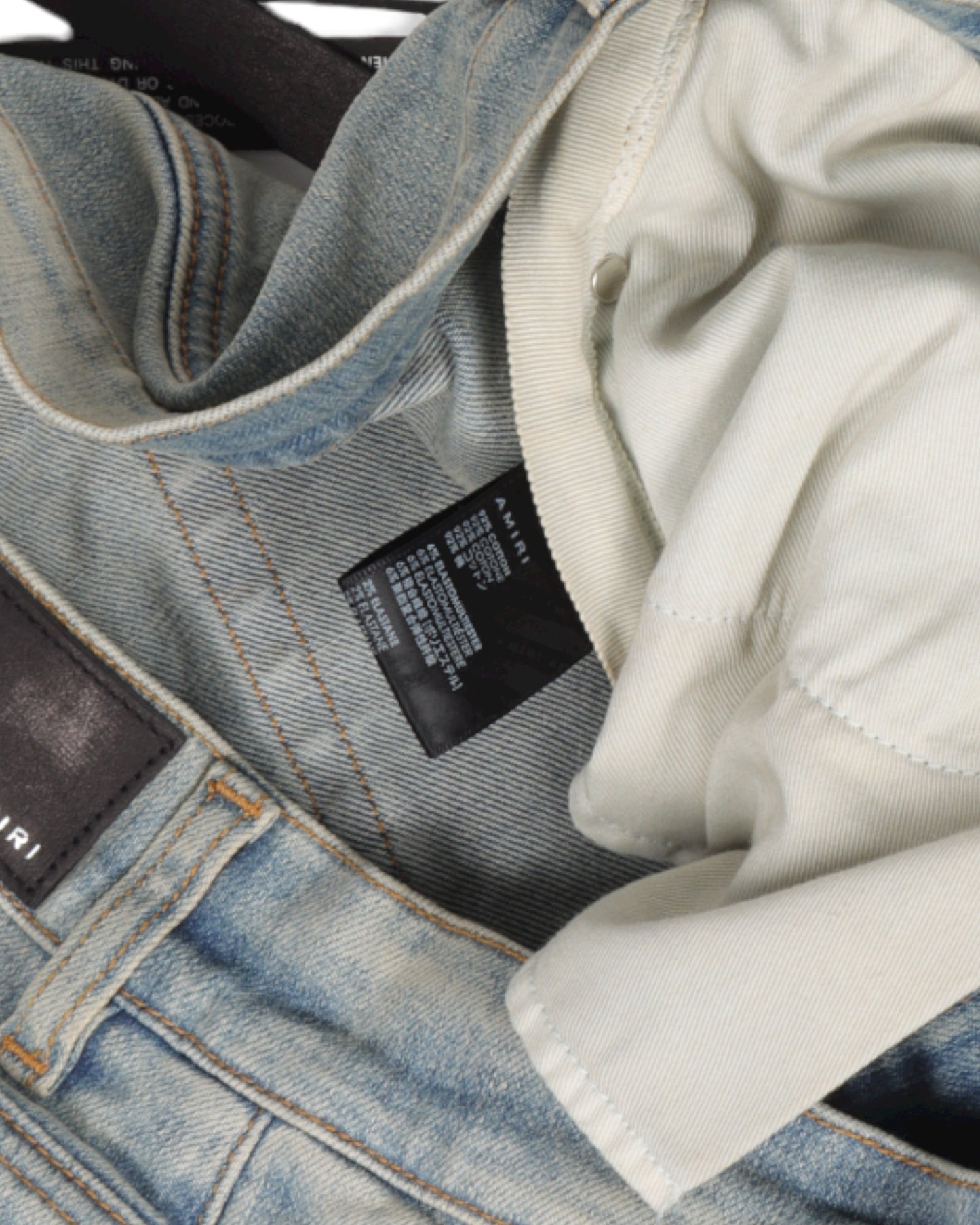 Paint Drip Logo Jeans