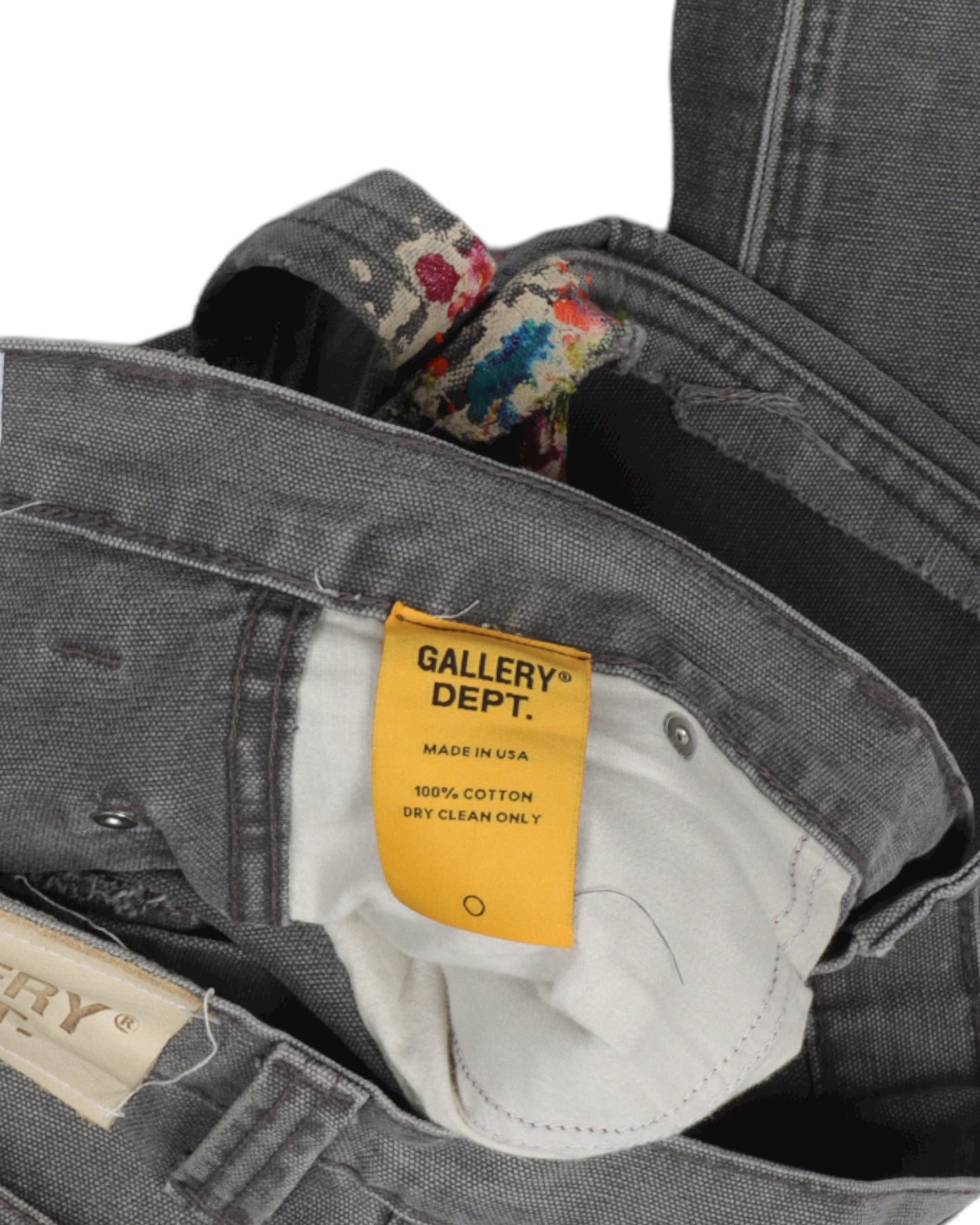 Carpenter Flare Paint Splatter Pants