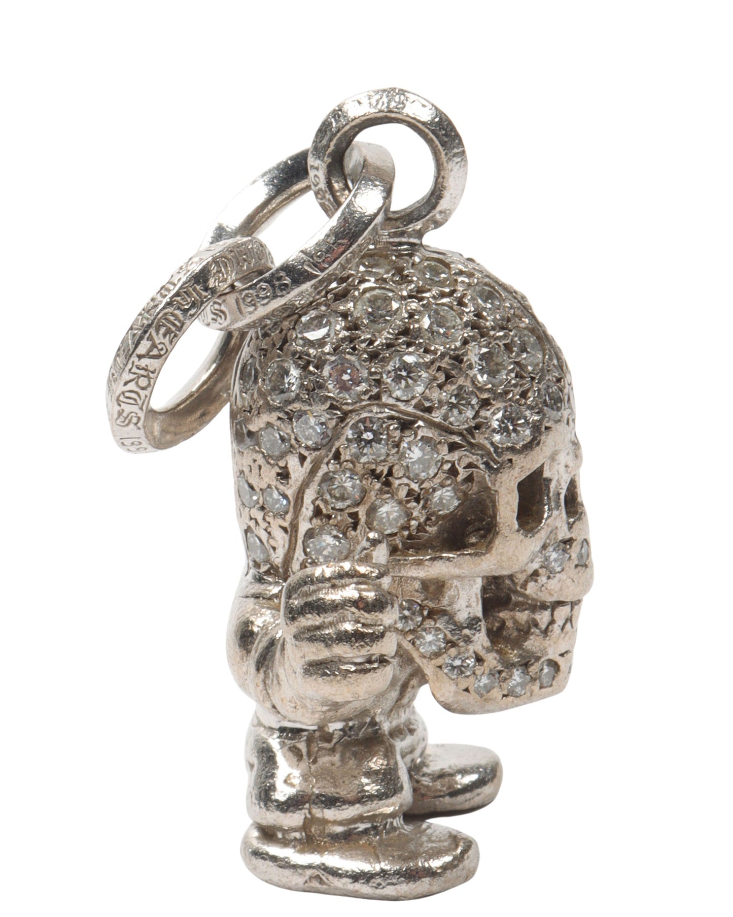 "Harris Teeter" Diamond 18k White Gold Foti Pendant