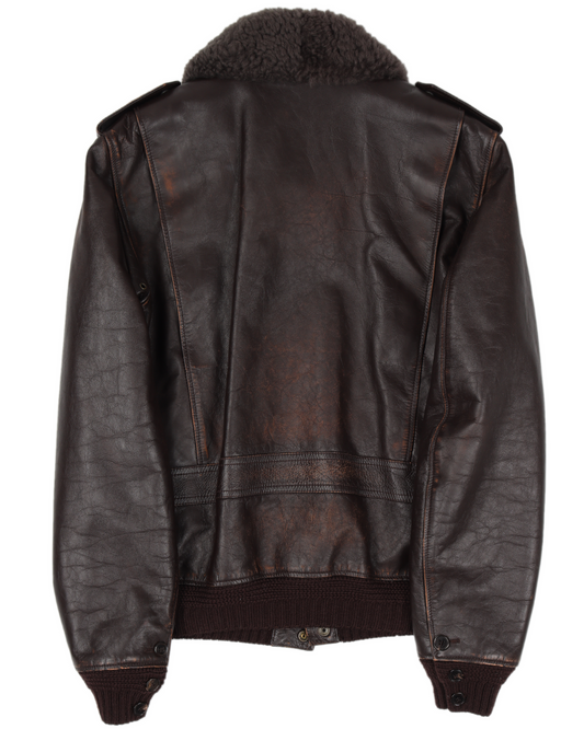 Leather Bomber Shearling Jacket (2018)