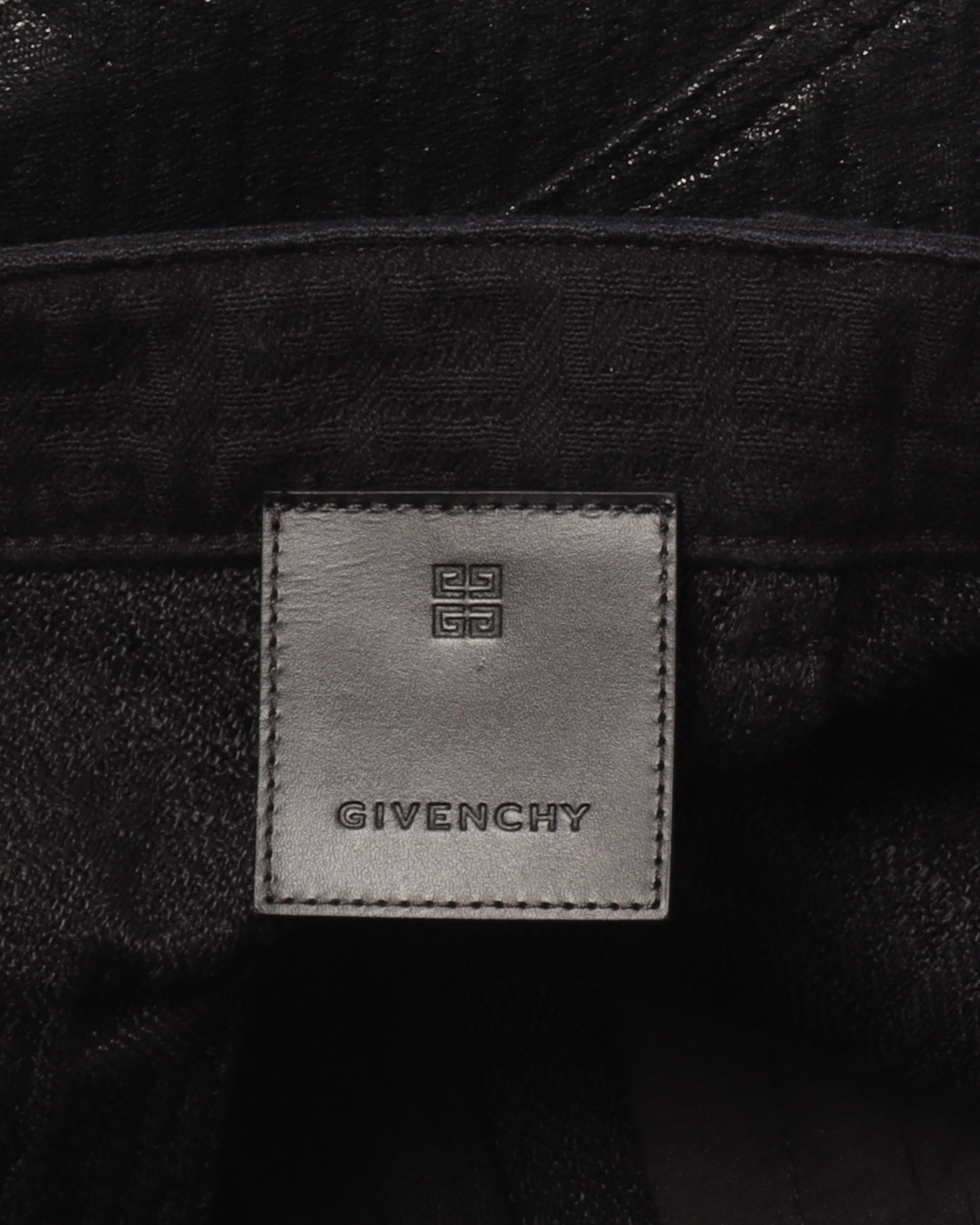 Waxed Monogram Jeans