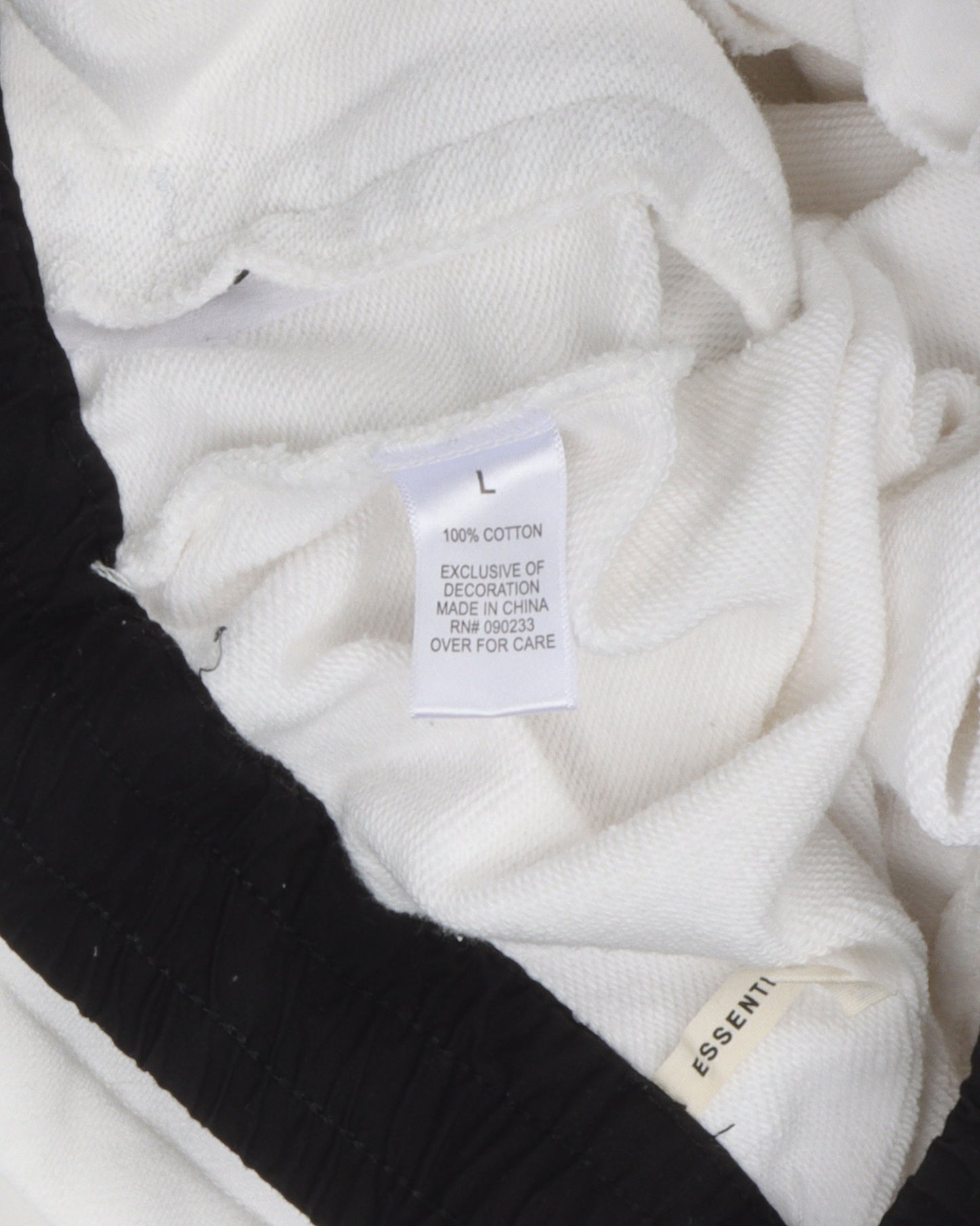 Essentials White Shorts