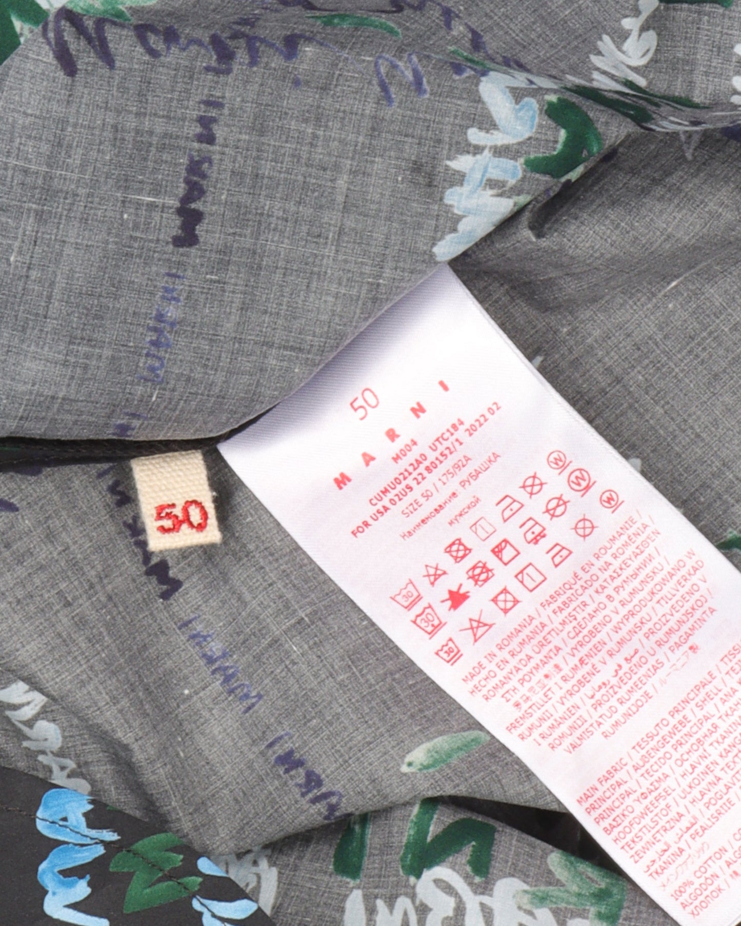 Cotton Monogram Logo Shirt