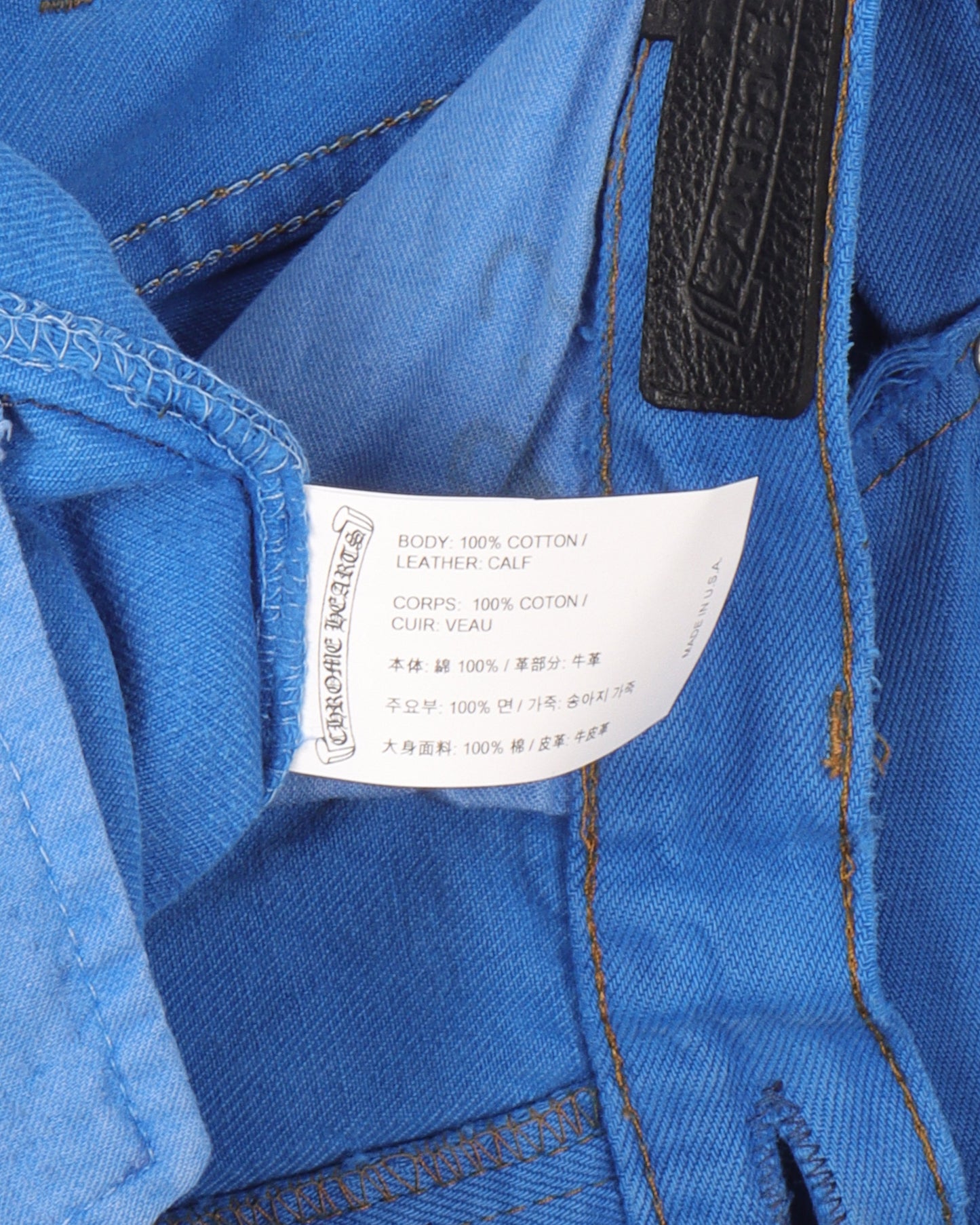 Levi's Leather Cross Dyed Jeans