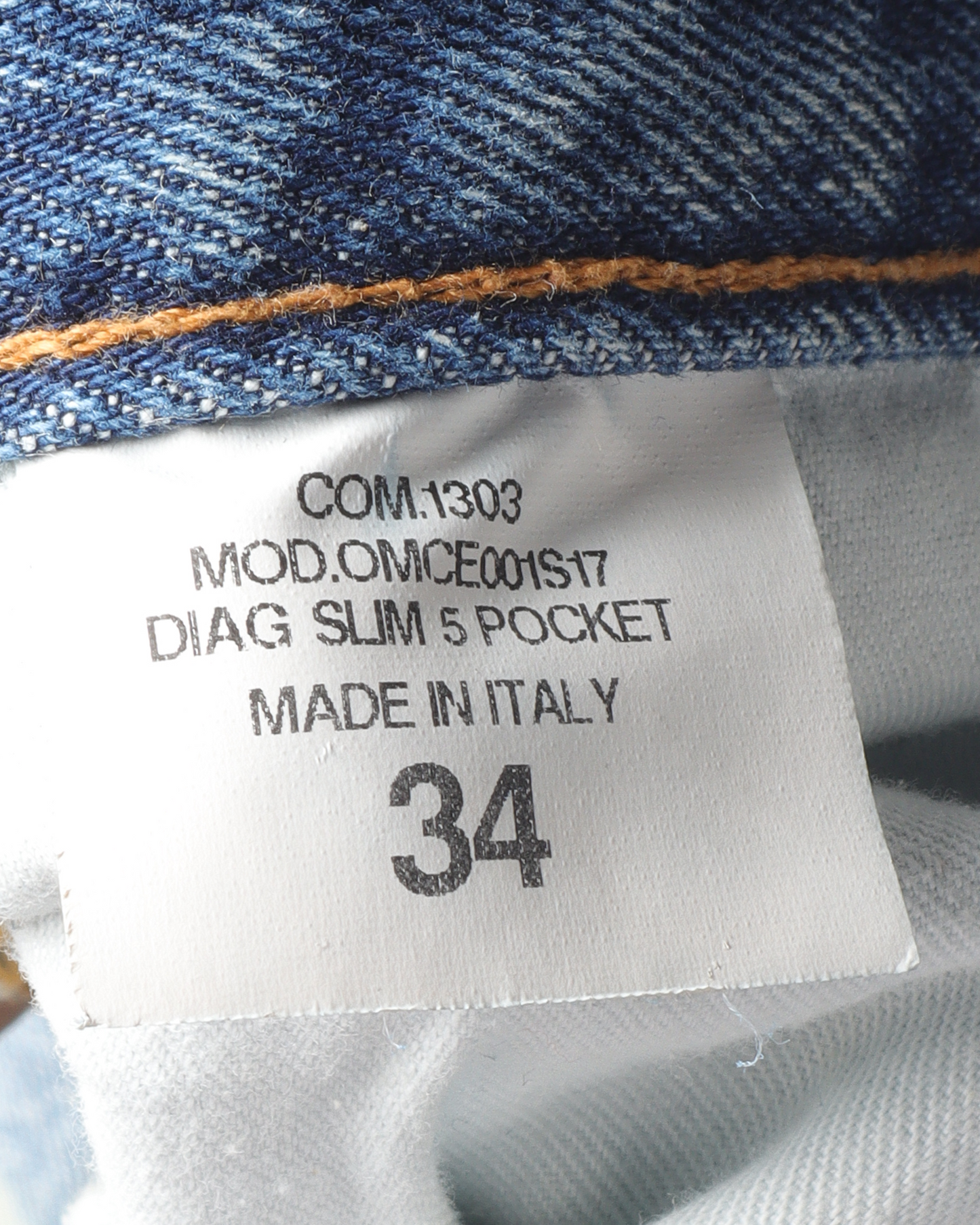 Bleached Denim Jeans