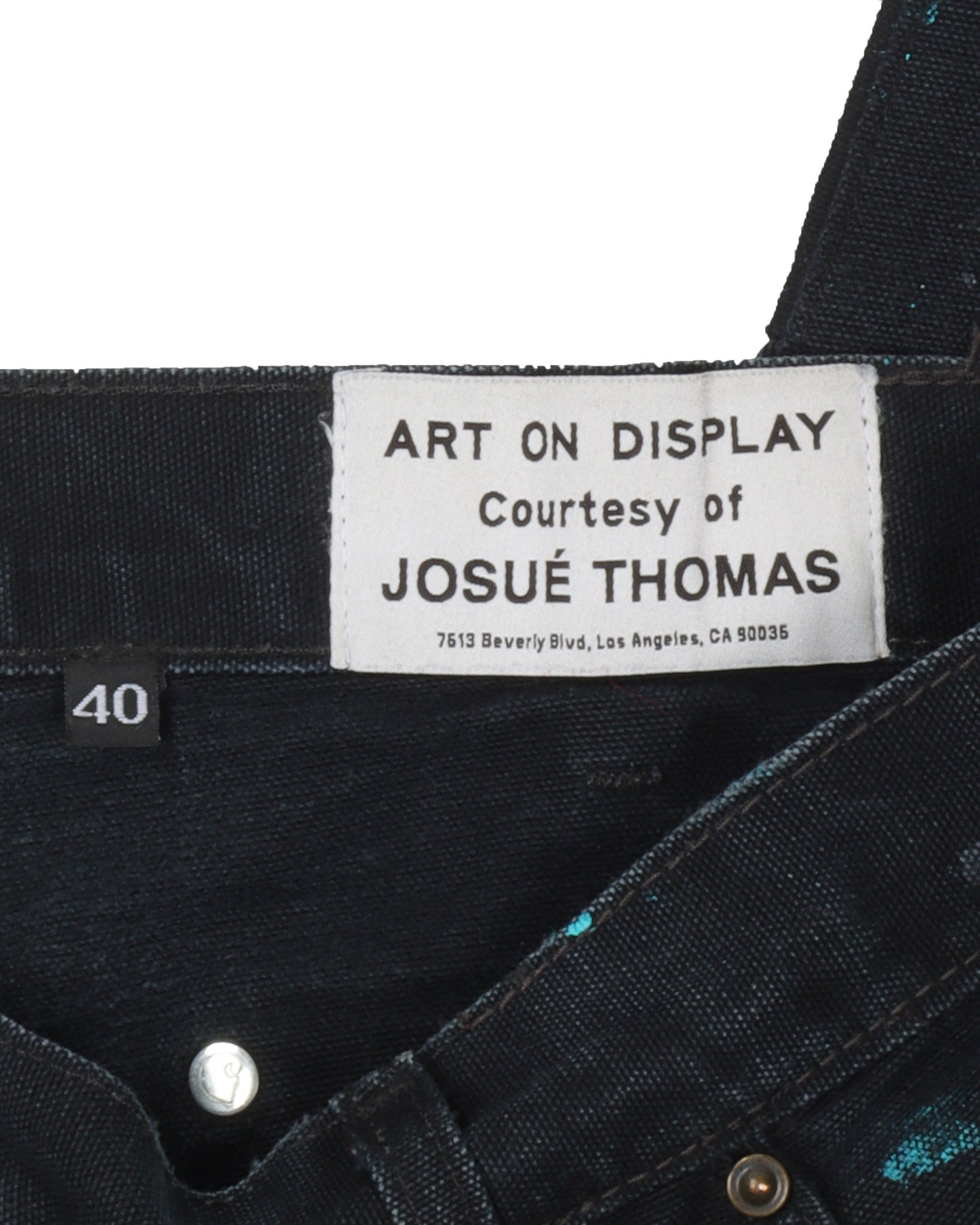 Black Carpenter Flare Pants