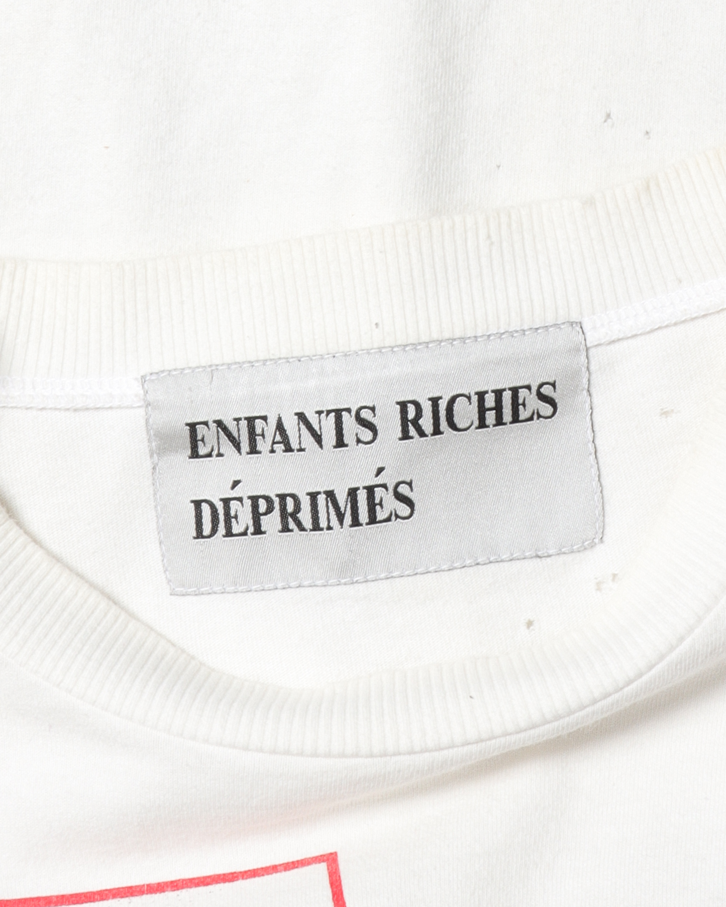 "Strung Out" Raw Hem L/S T-Shirt