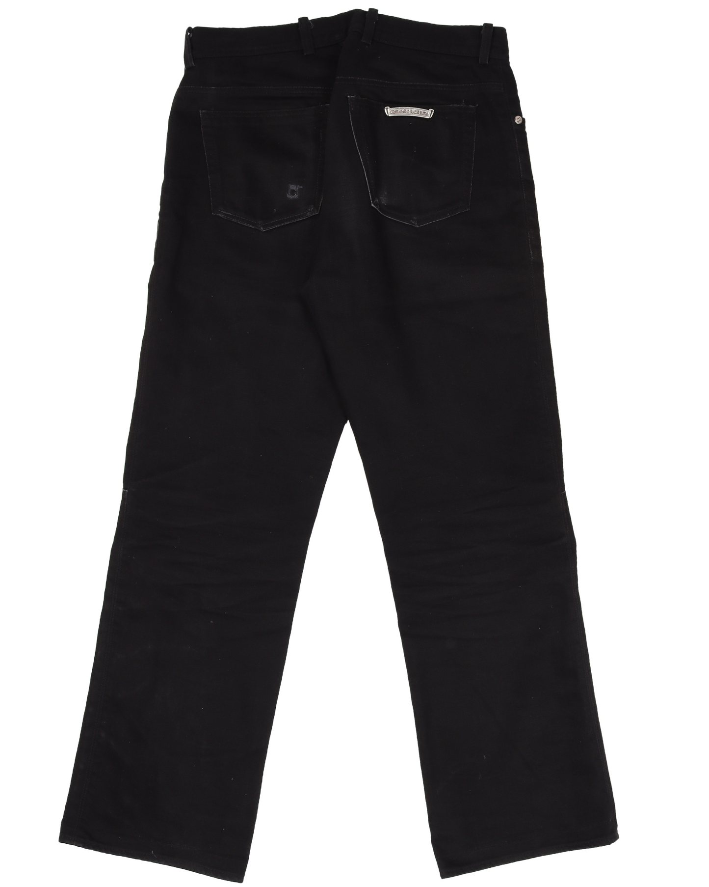 Fleur De Lis Black Denim Jeans