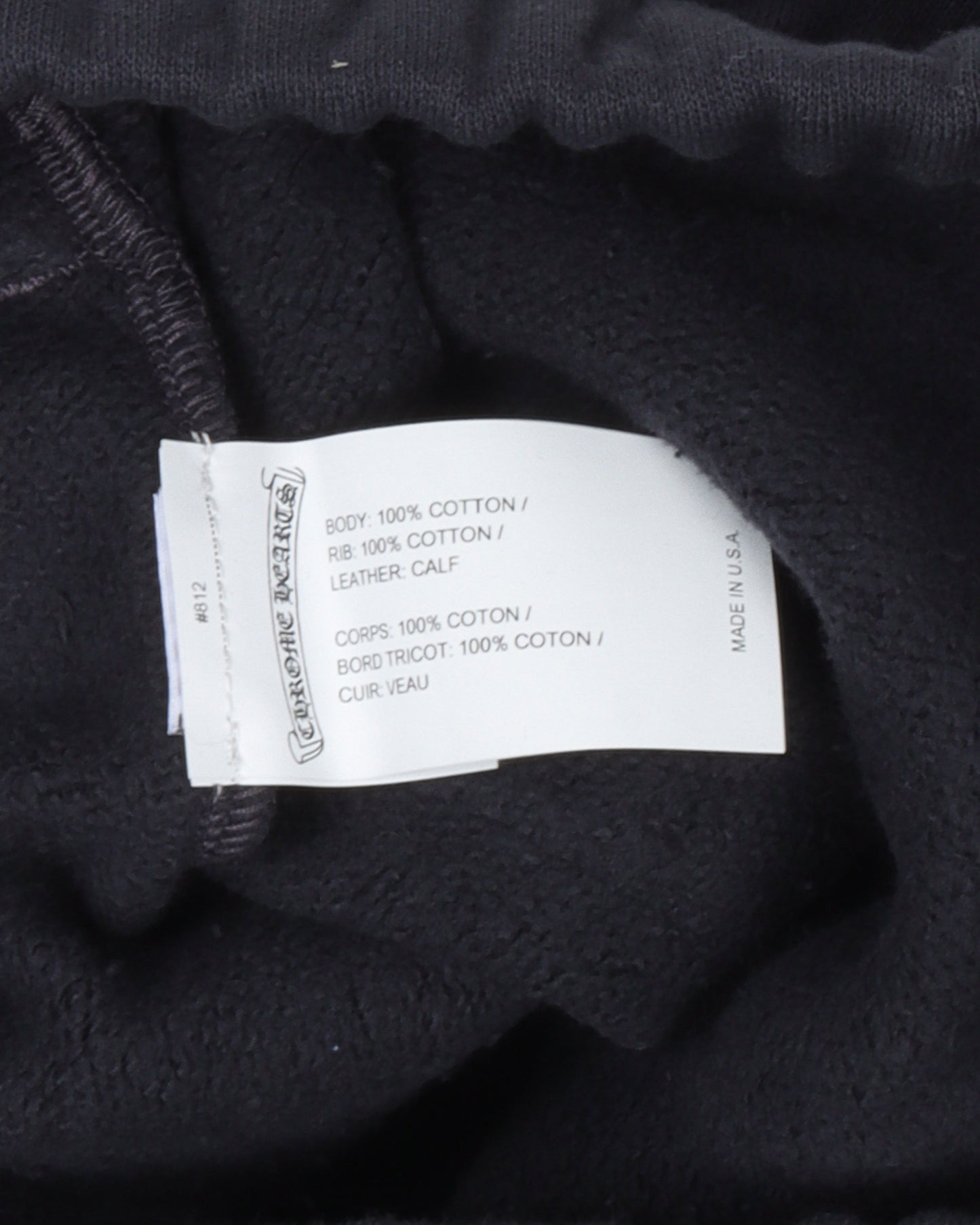 Leather Cross Patch Shorts