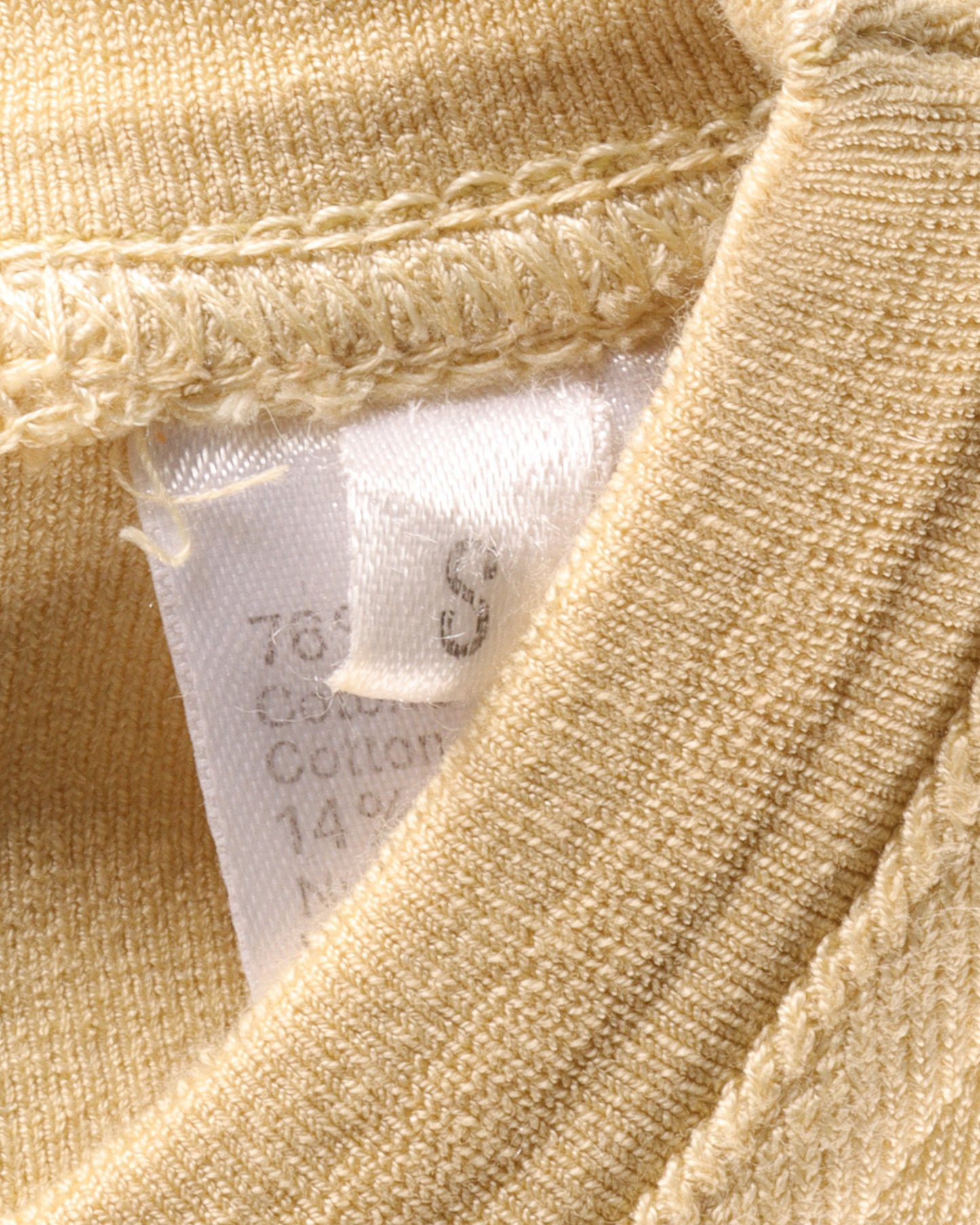 SS91 Yellow Crop Top Vest