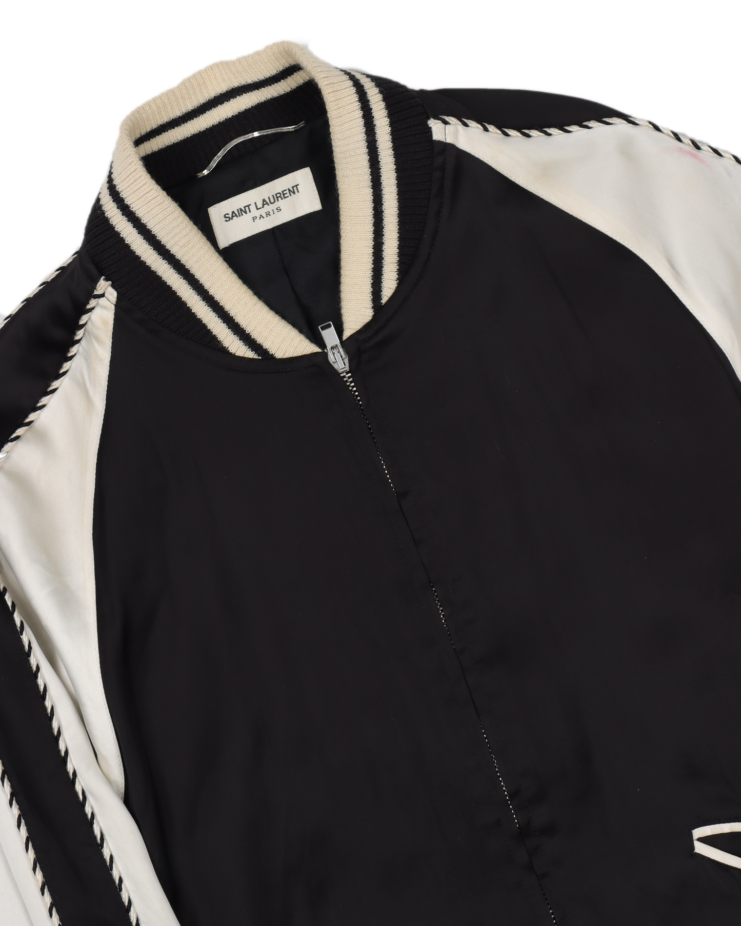 SS14 Blood Luster Sequin Satin Bomber Jacket