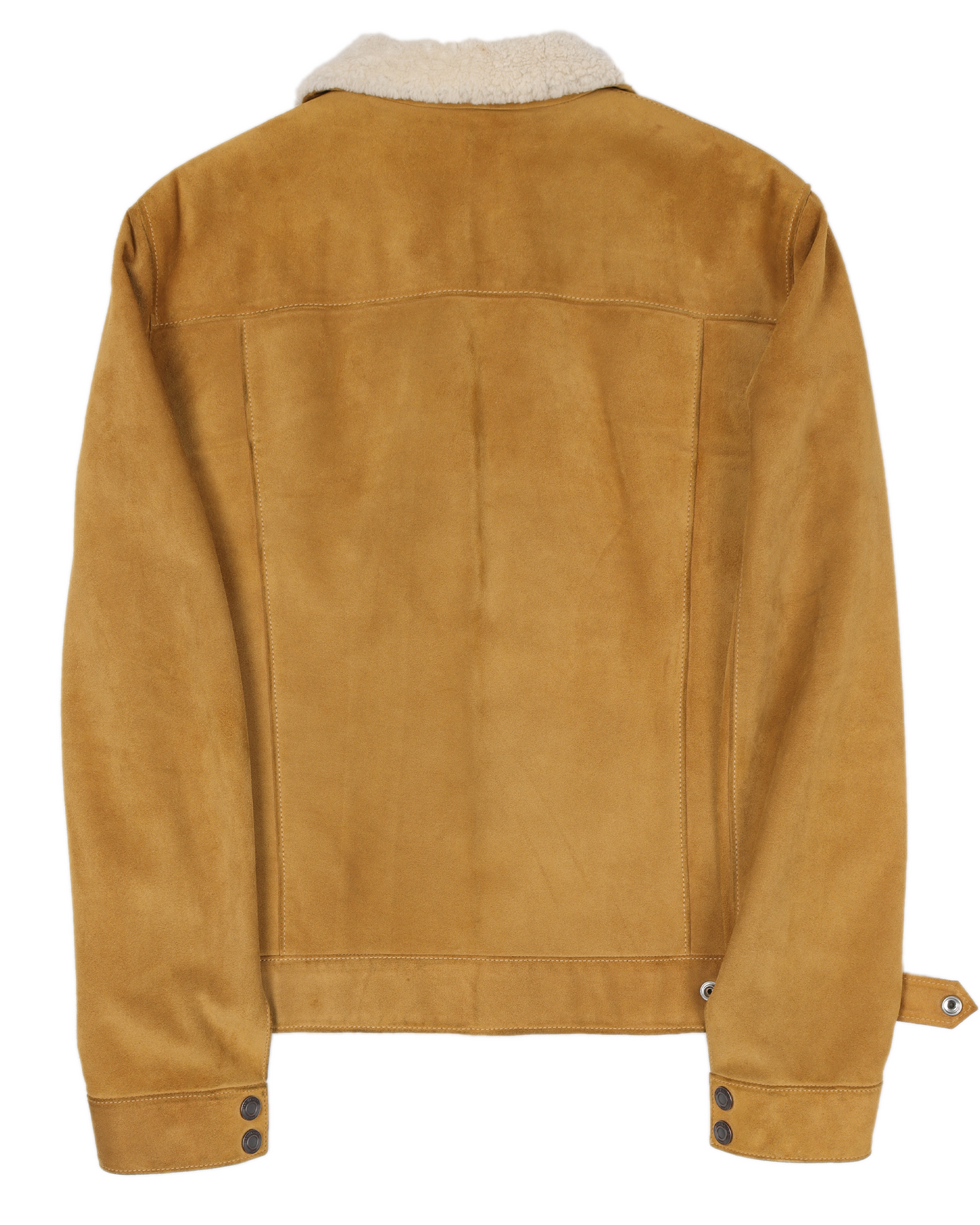 FW14 Suede Shearling Trucker Jacket