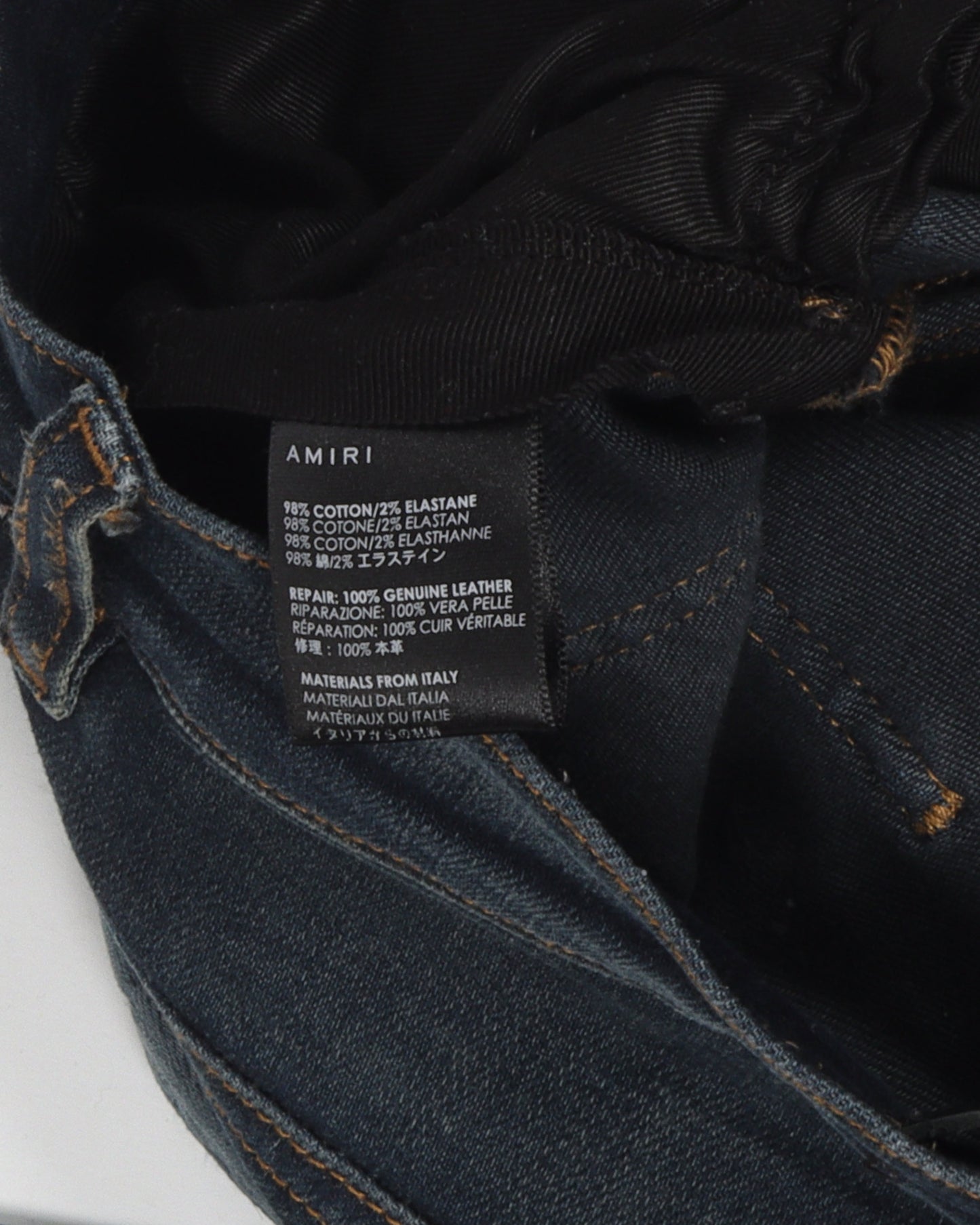 Knee Rip Patched Jeans
