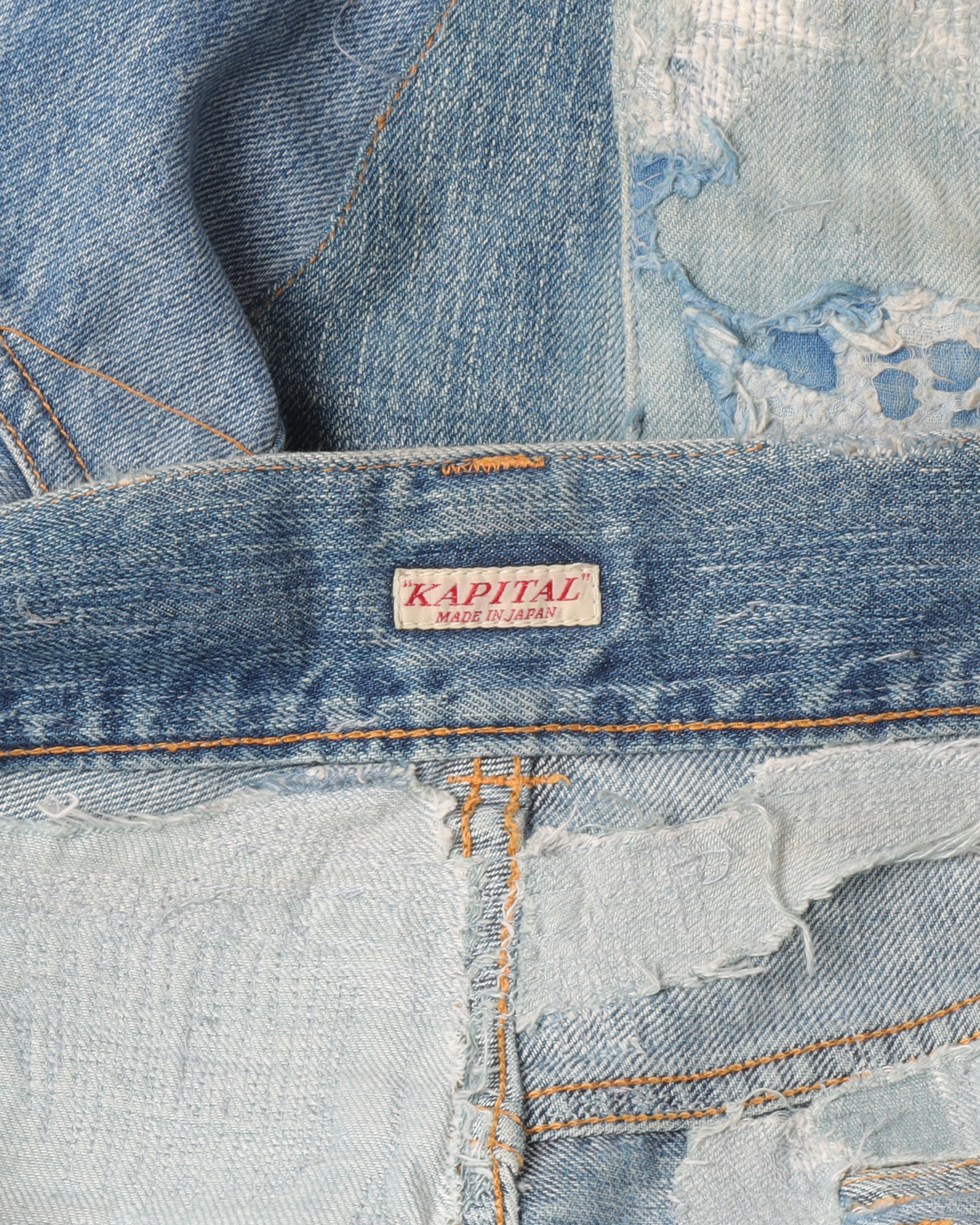Boro Denim Shorts
