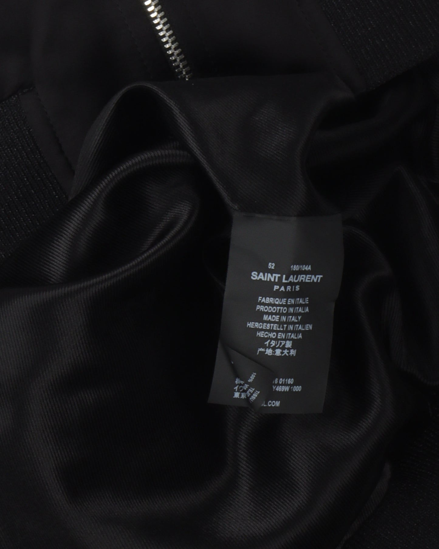 Glitter Patch Viscose Bomber Jacket