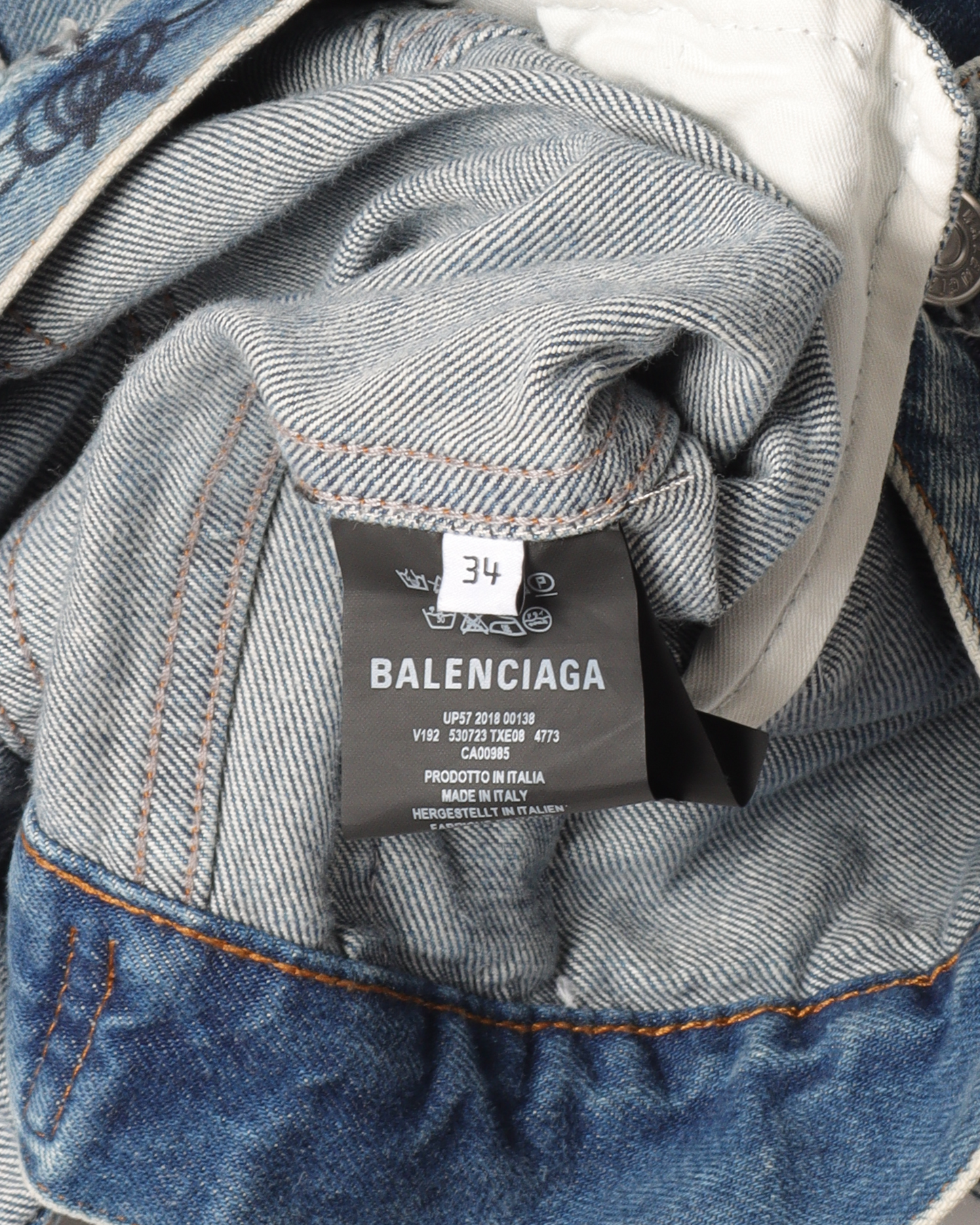 Denim Painted Jacket