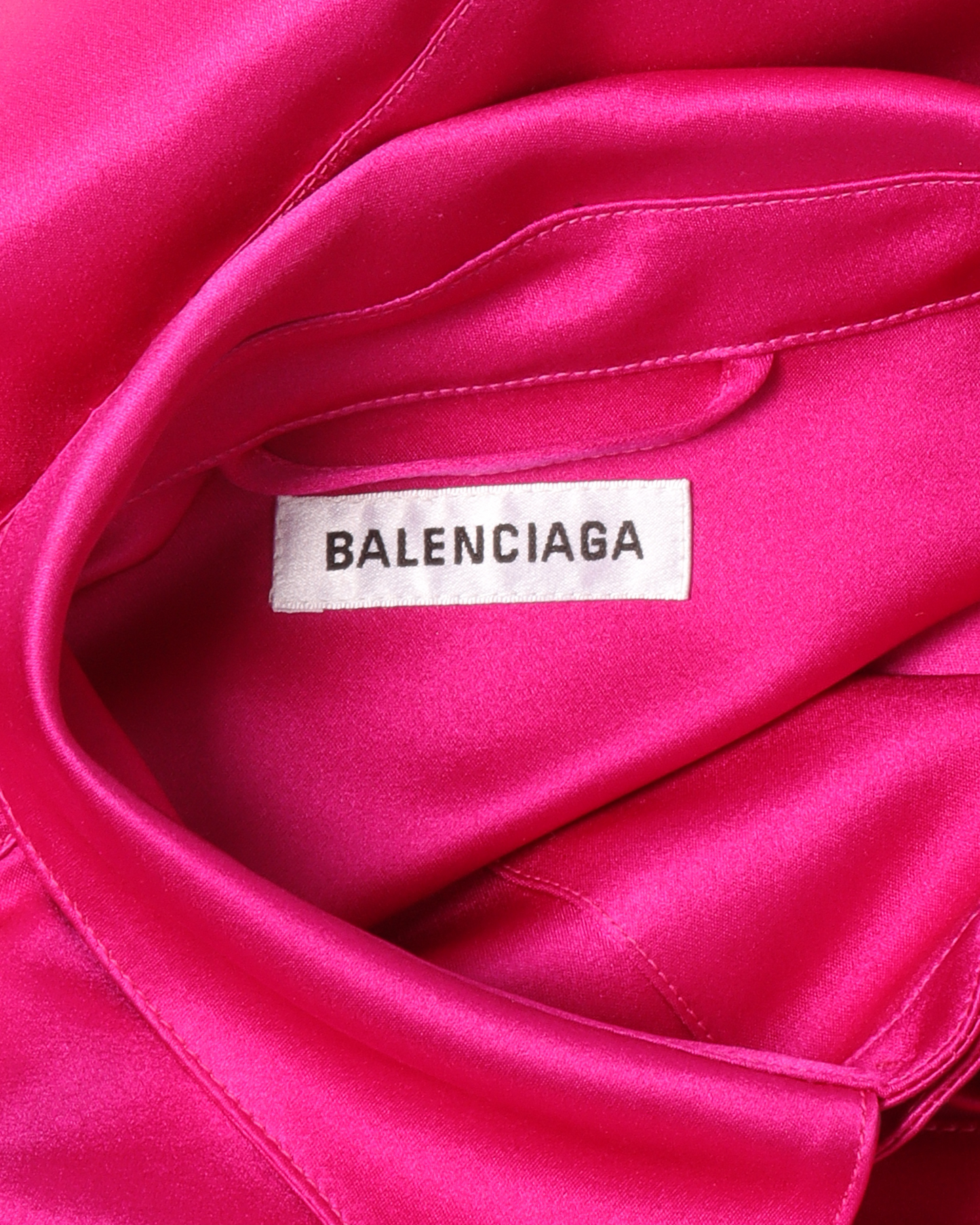 Oversized Silk Dress Shirt