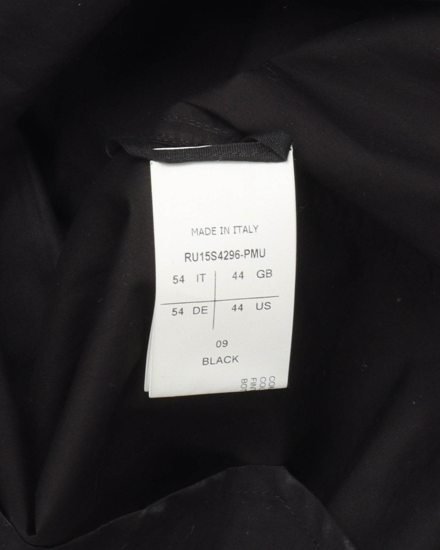 Faun SS15 Black Long Sleeve Shirt