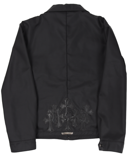 Cemetery Cross Patches Nylon Trucker Jacket