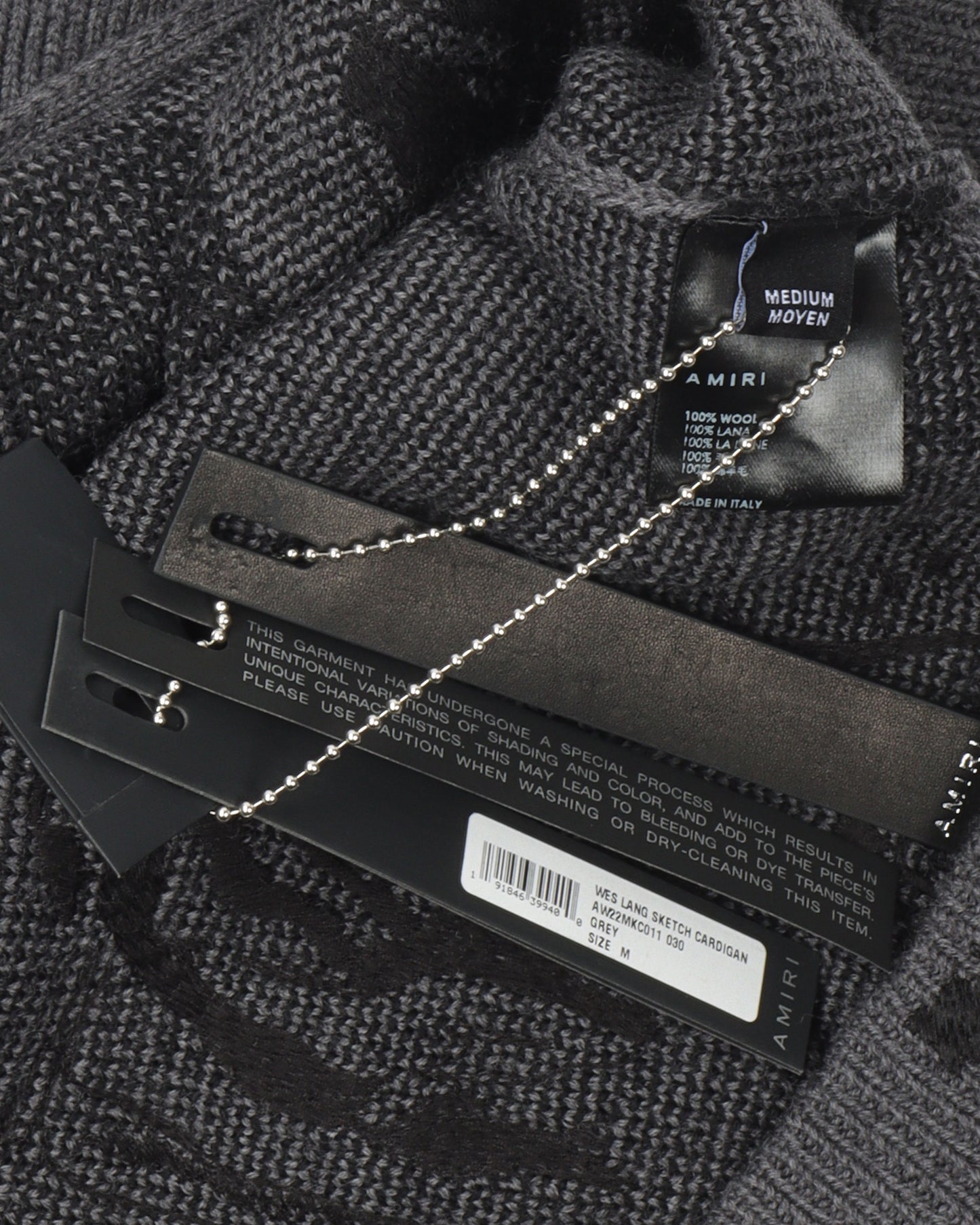 Wes Lang Sketch Wool Cardigan