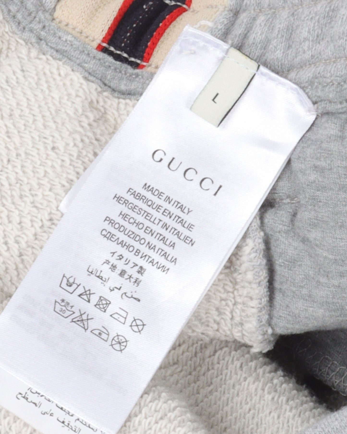 Side Stripe Tiger Sweat Shorts