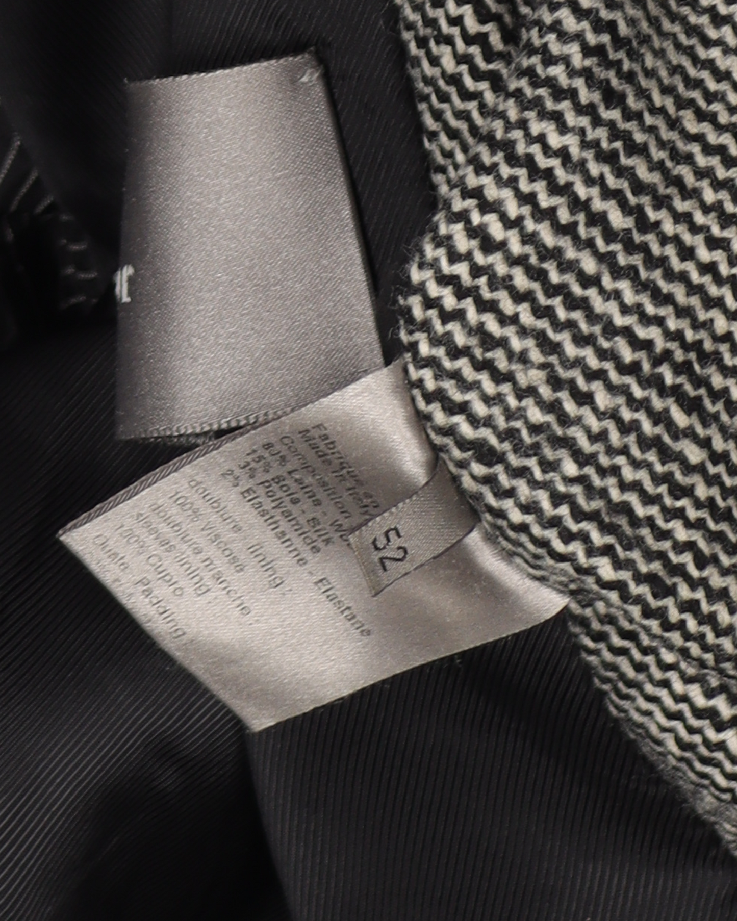 Hedi Slimane Wool Motorcycle Jacket