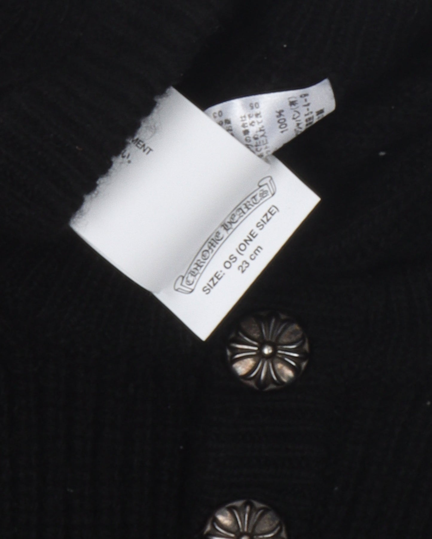 Button-Up Cashmere Ski Mask