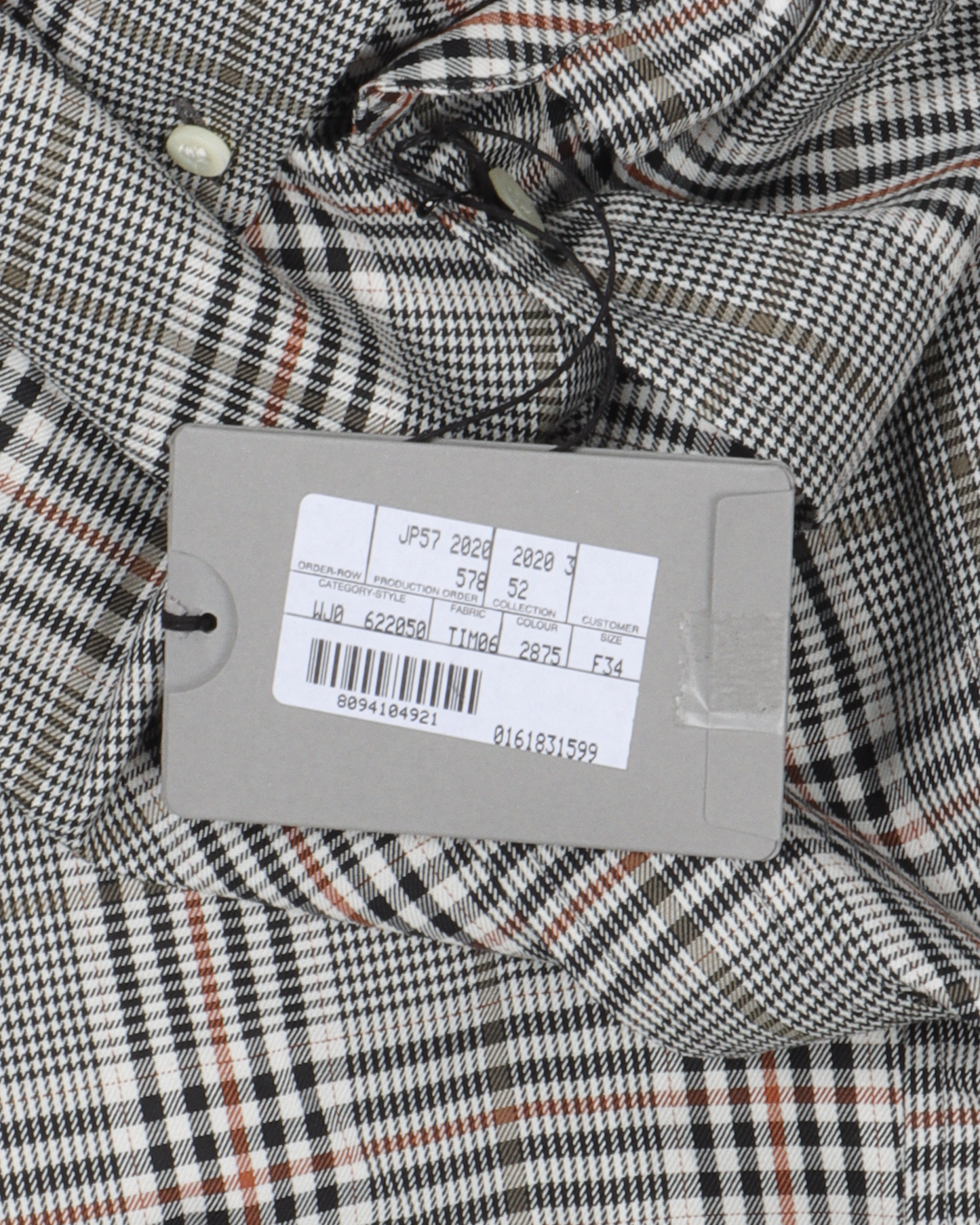 Plaid Wide Shoulder Shirt