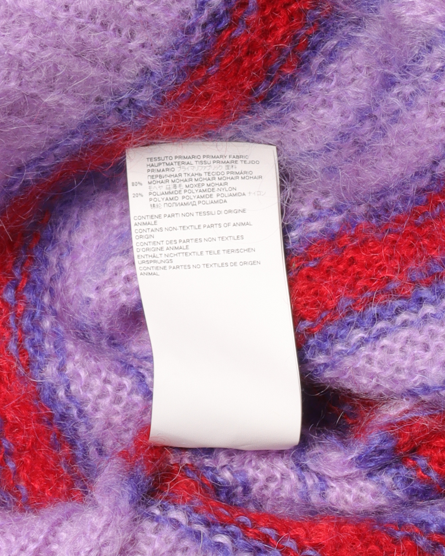 Mohair Fuzzy Wuzzy Stripped Cardigan