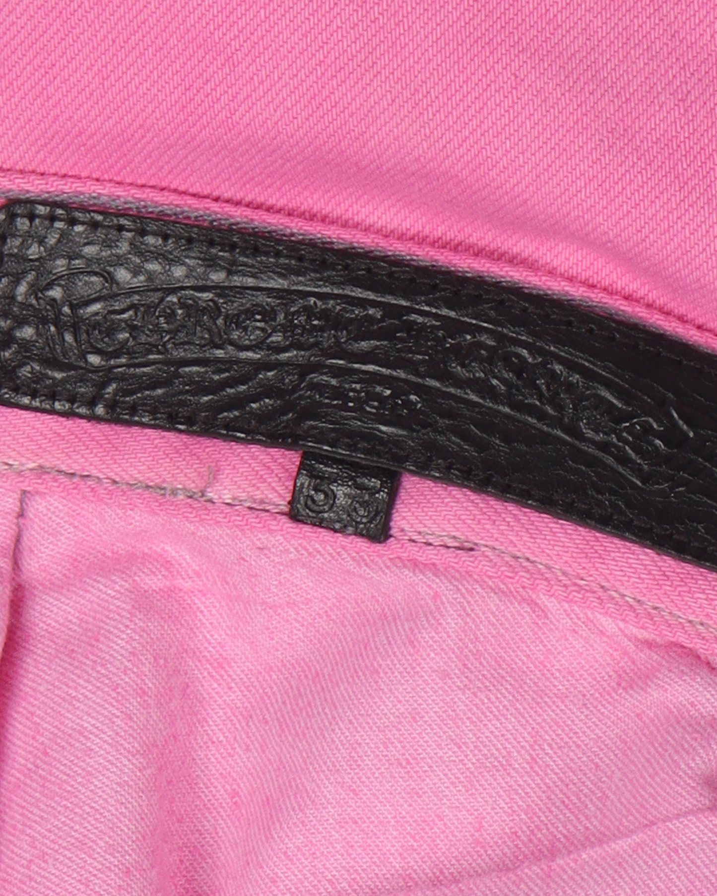 Levi's Cross Patch Denim Sex Records Neon Pink