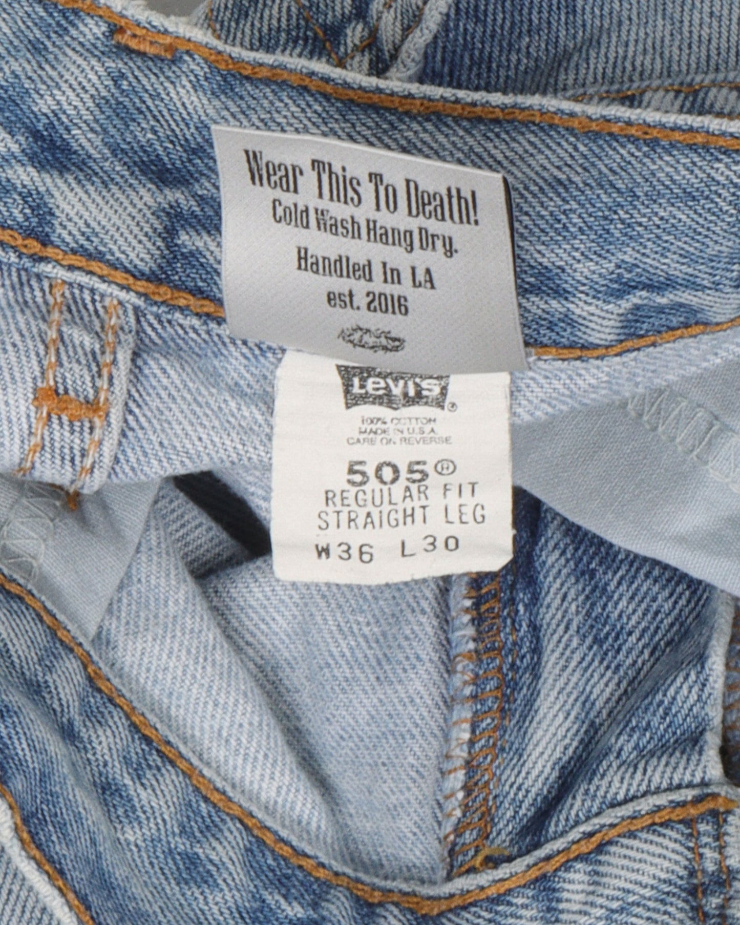 Levi's Light Wash 505 Jeans
