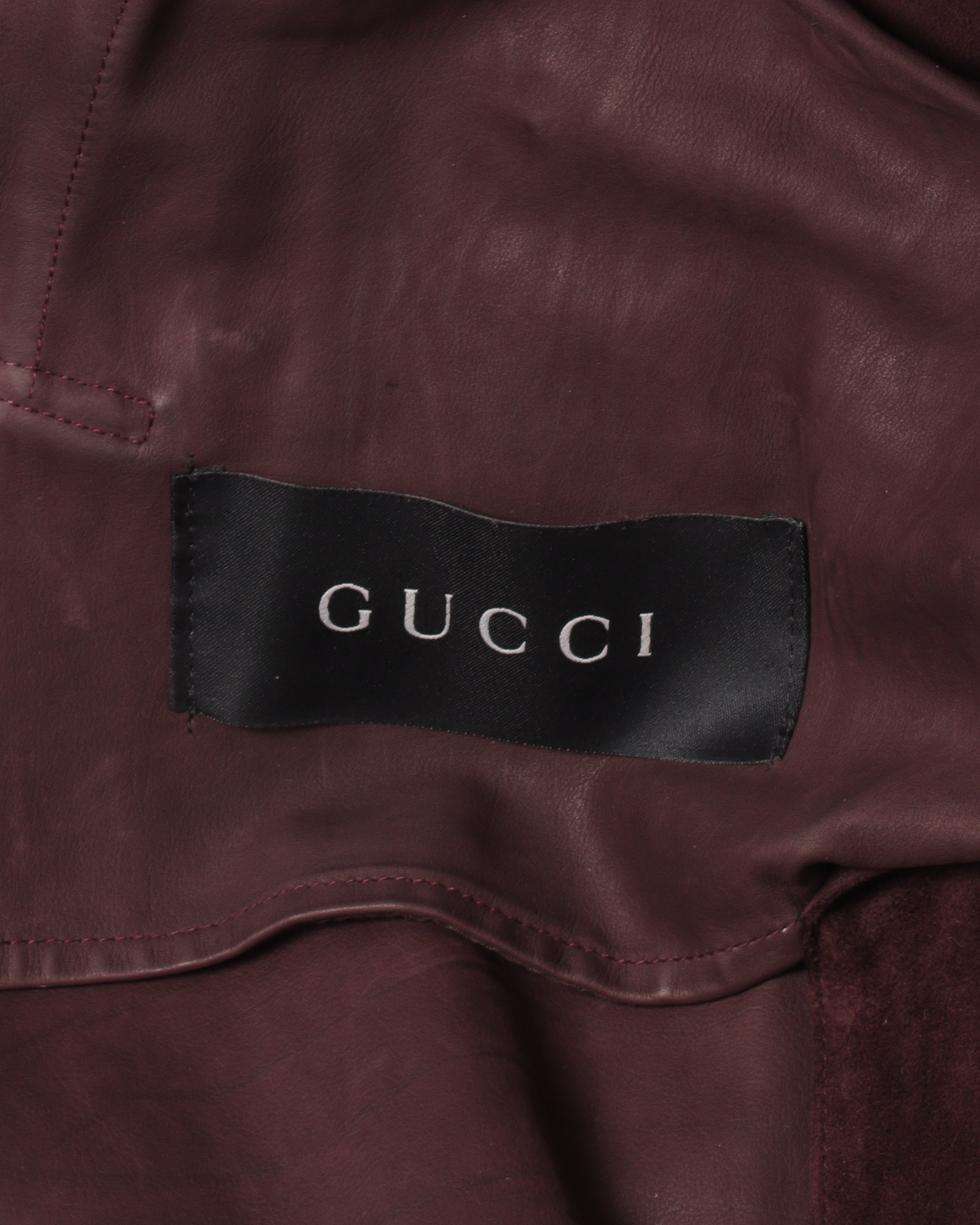 Suede Double-Breasted Coat