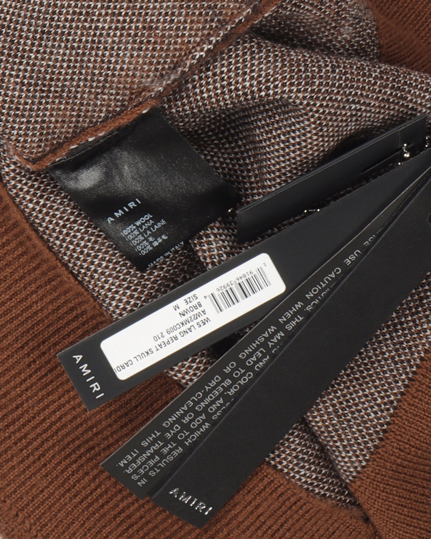 Wes Lang Skulls Wool Cardigan