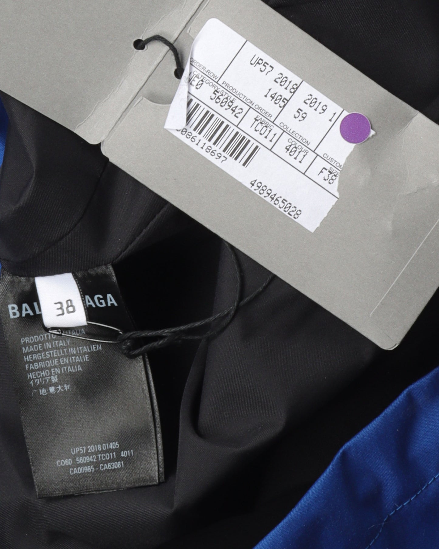 Blue Jacket with Logo