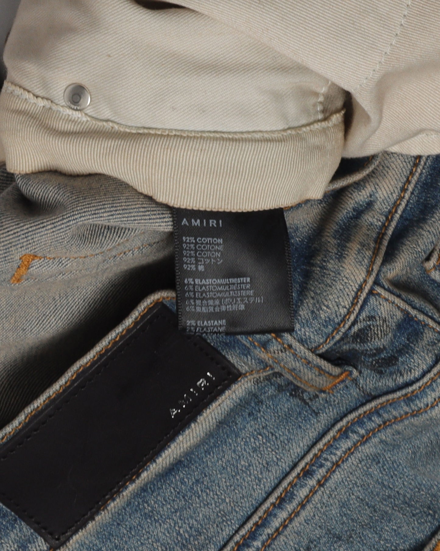 Sand Fade Stencil Jeans