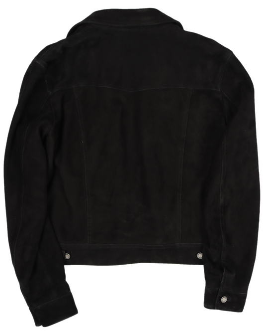 FW16 Suede Trucker Jacket